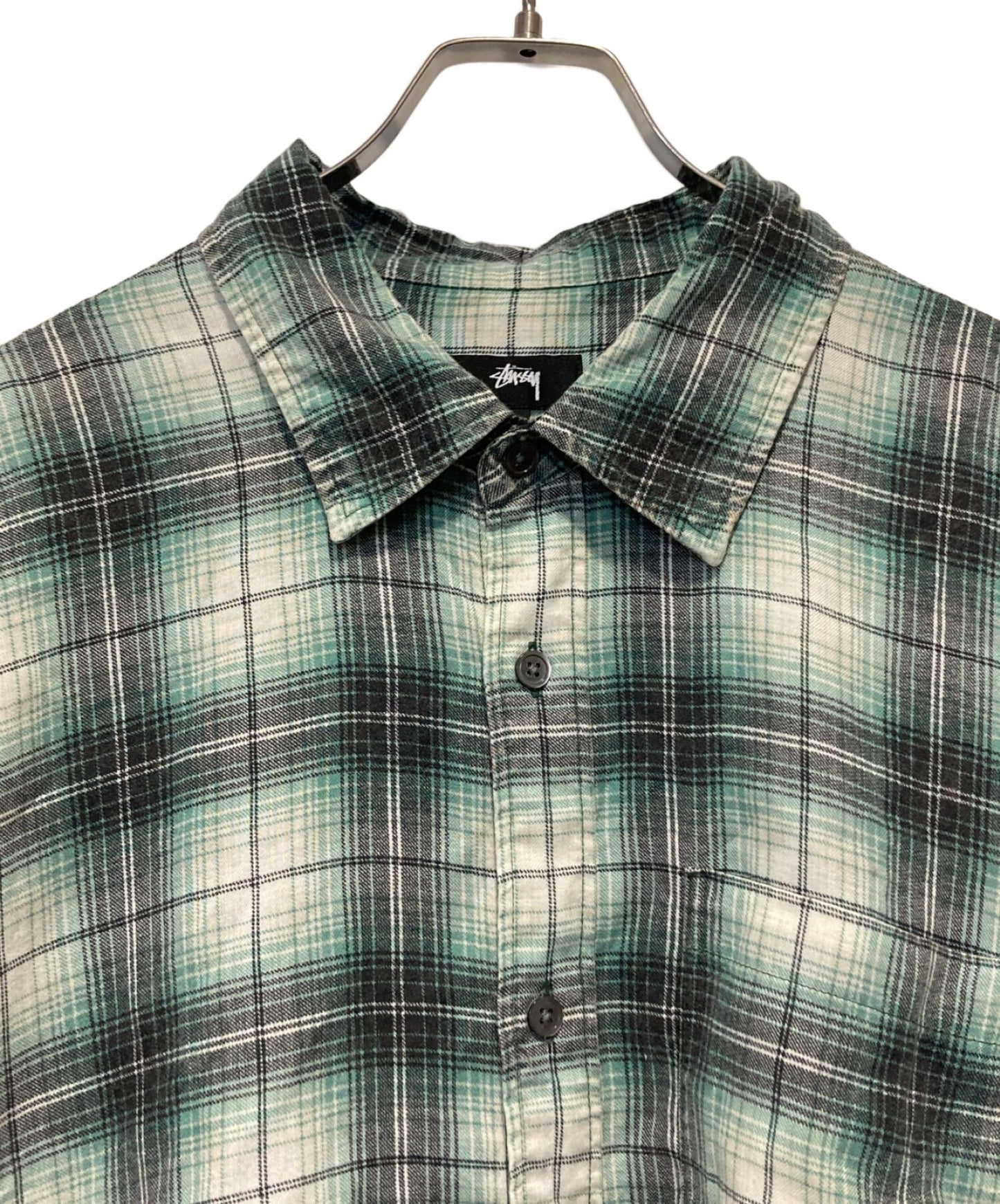 [Pre-owned] stussy MATTHEW SHIRT LG PRINTED PLAID