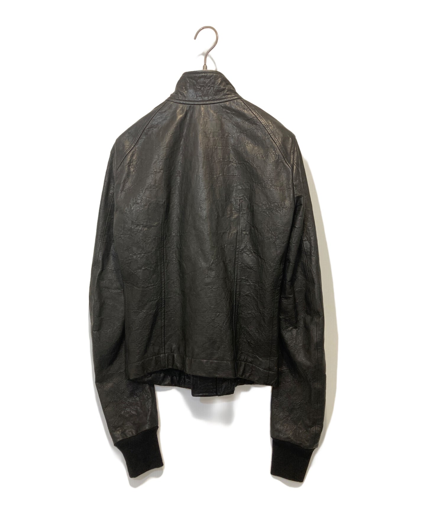 [Pre-owned] RICK OWENS single riders jacket RU6767-LG