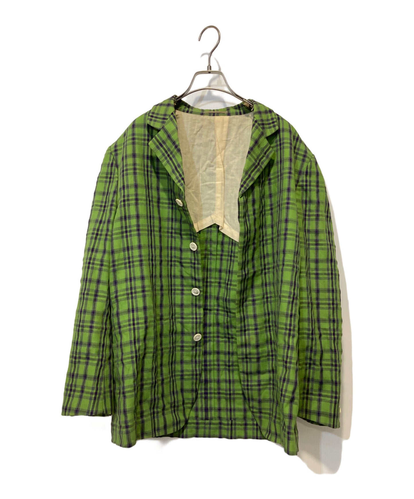 [Pre-owned] COMME des GARCONS HOMME PLUS check jacket PJ-10051M