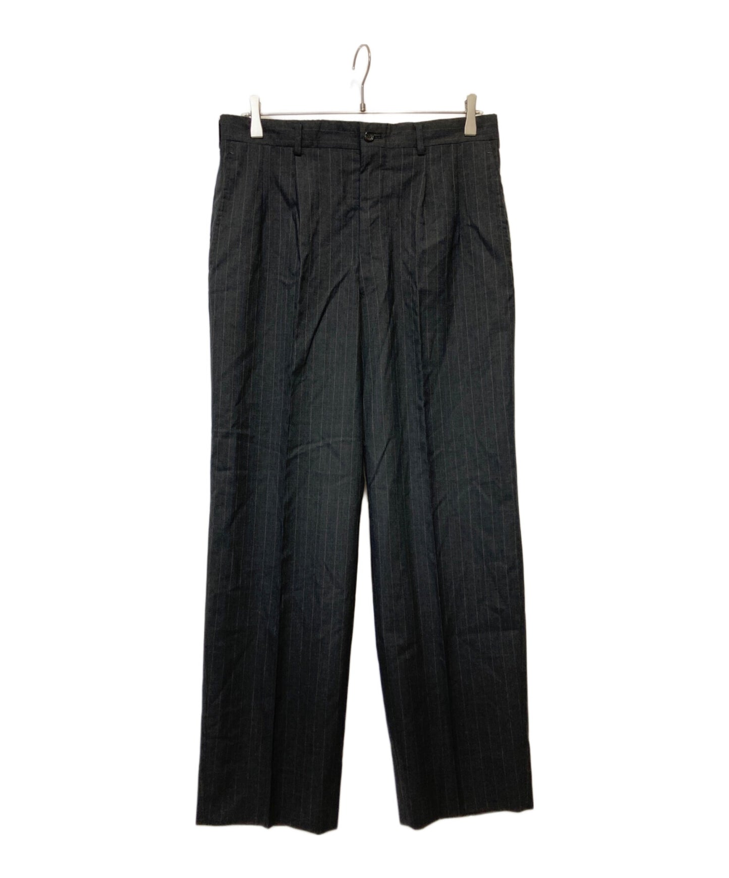 [Pre-owned] COMME des GARCONS HOMME pinstripe tuck pants HS-11026M