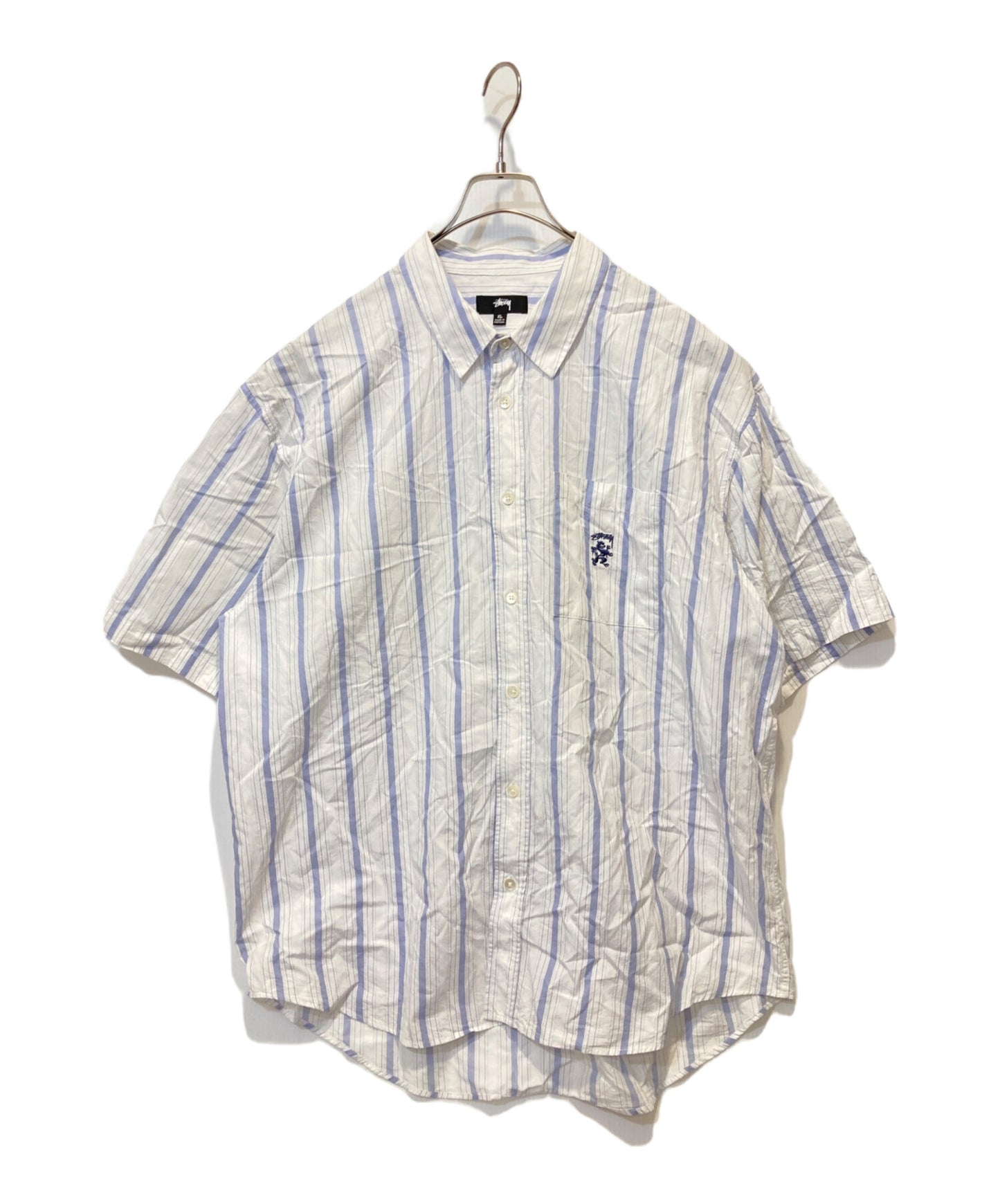 [Pre-owned] stussy BOXY SS SHIRT STRIPE
