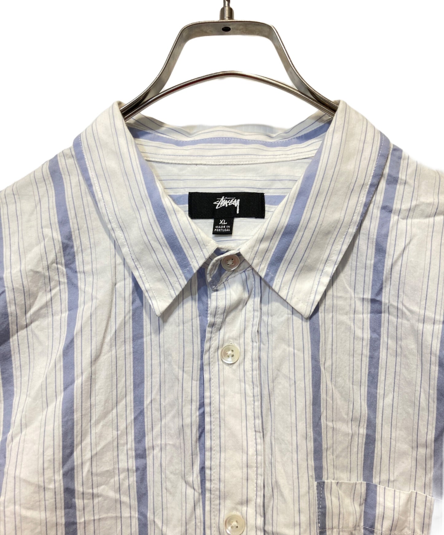 [Pre-owned] stussy BOXY SS SHIRT STRIPE