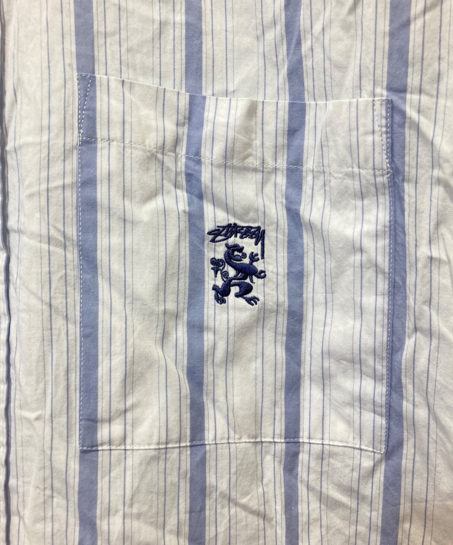 [Pre-owned] stussy BOXY SS SHIRT STRIPE