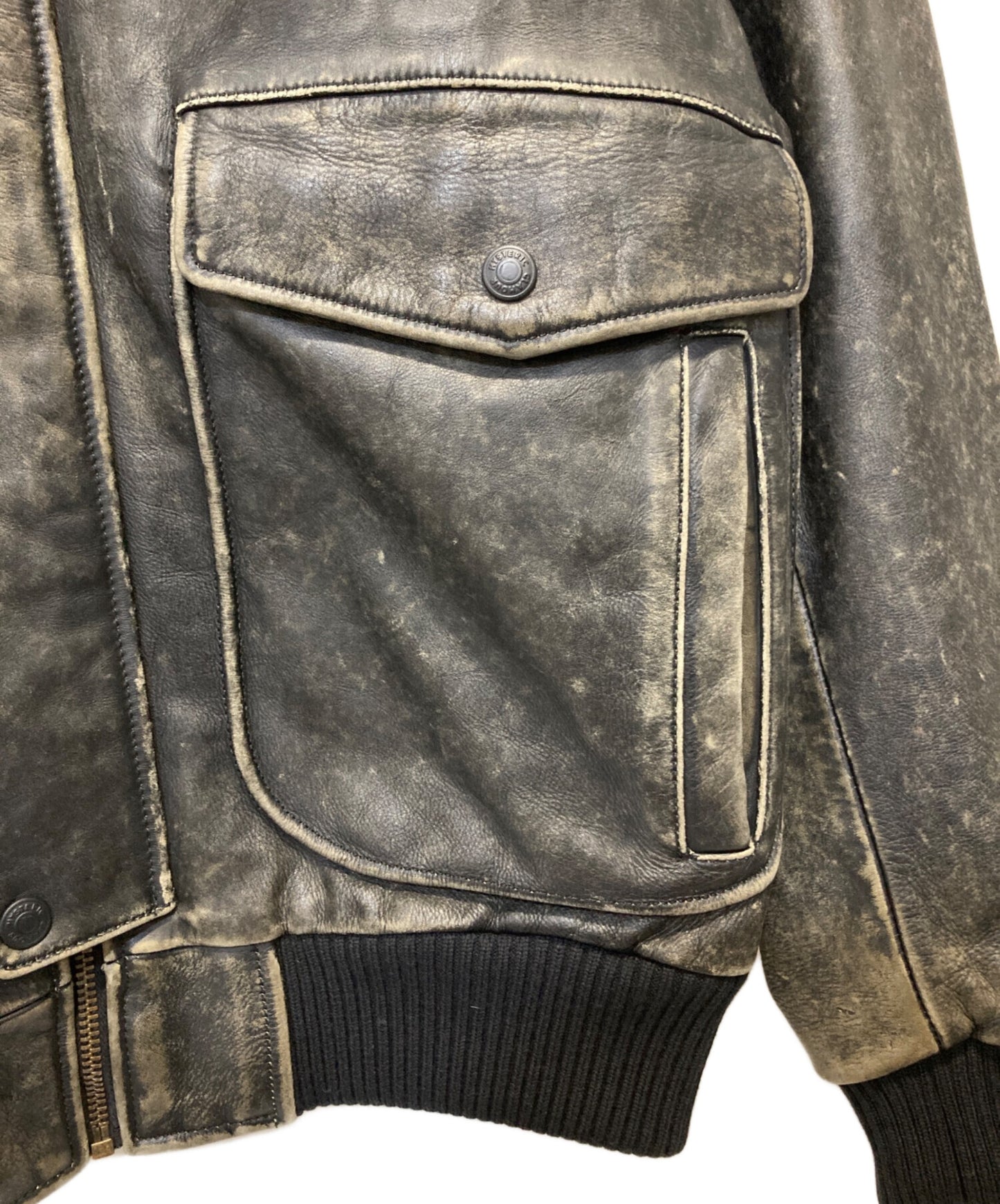 [Pre-owned] Hysteric Glamour Cowhide leather sport jacket 02223LB01