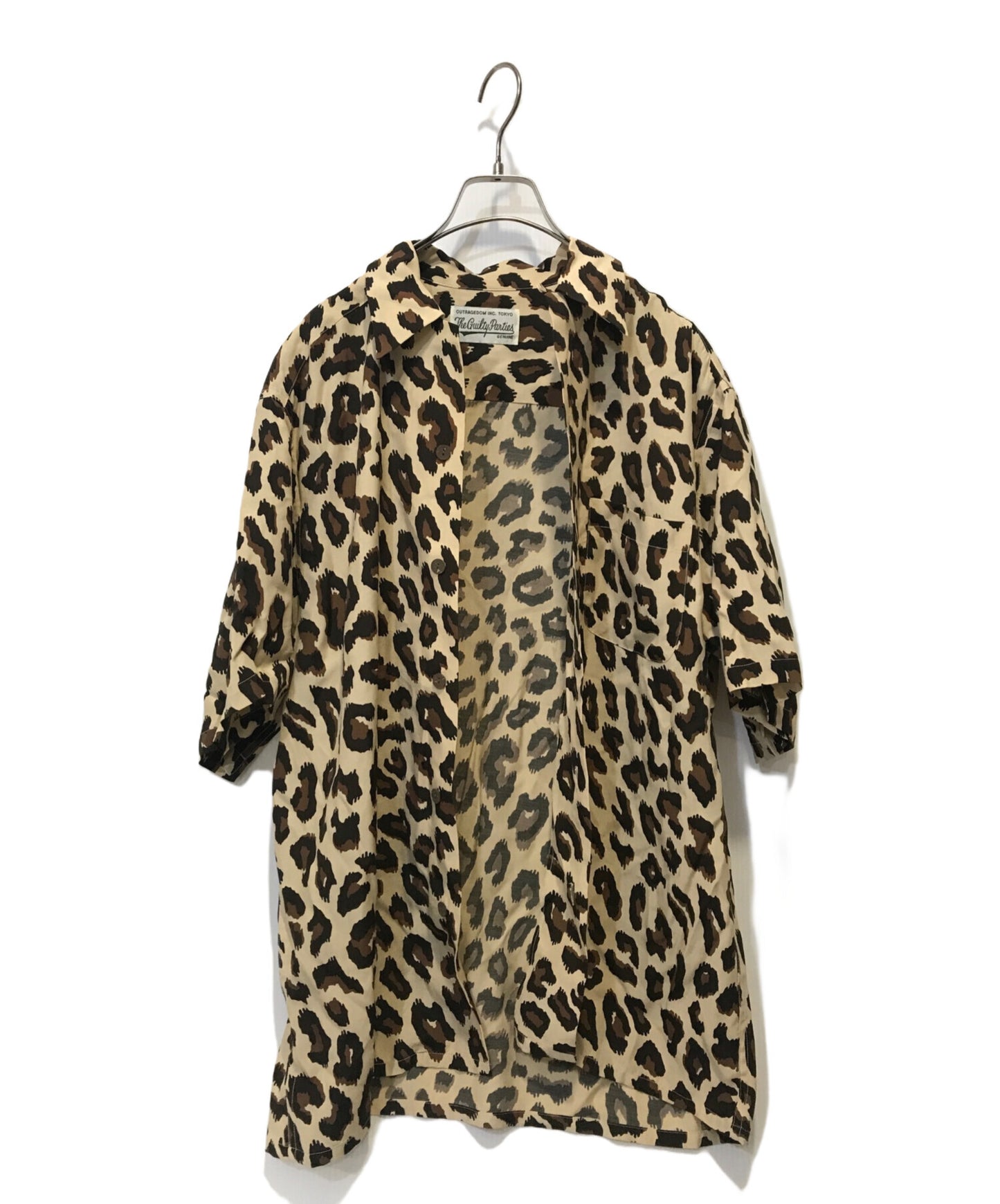 [Pre-owned] WACKO MARIA leopard open collar shirt
