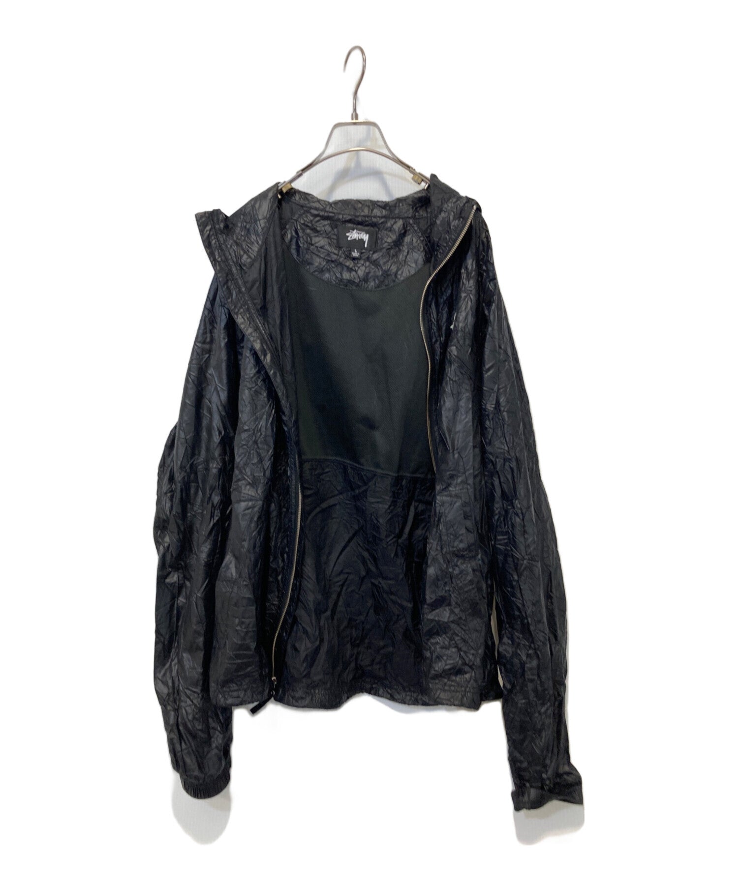 STUSSY Wrinkled Nylon Beach Shell Jacket