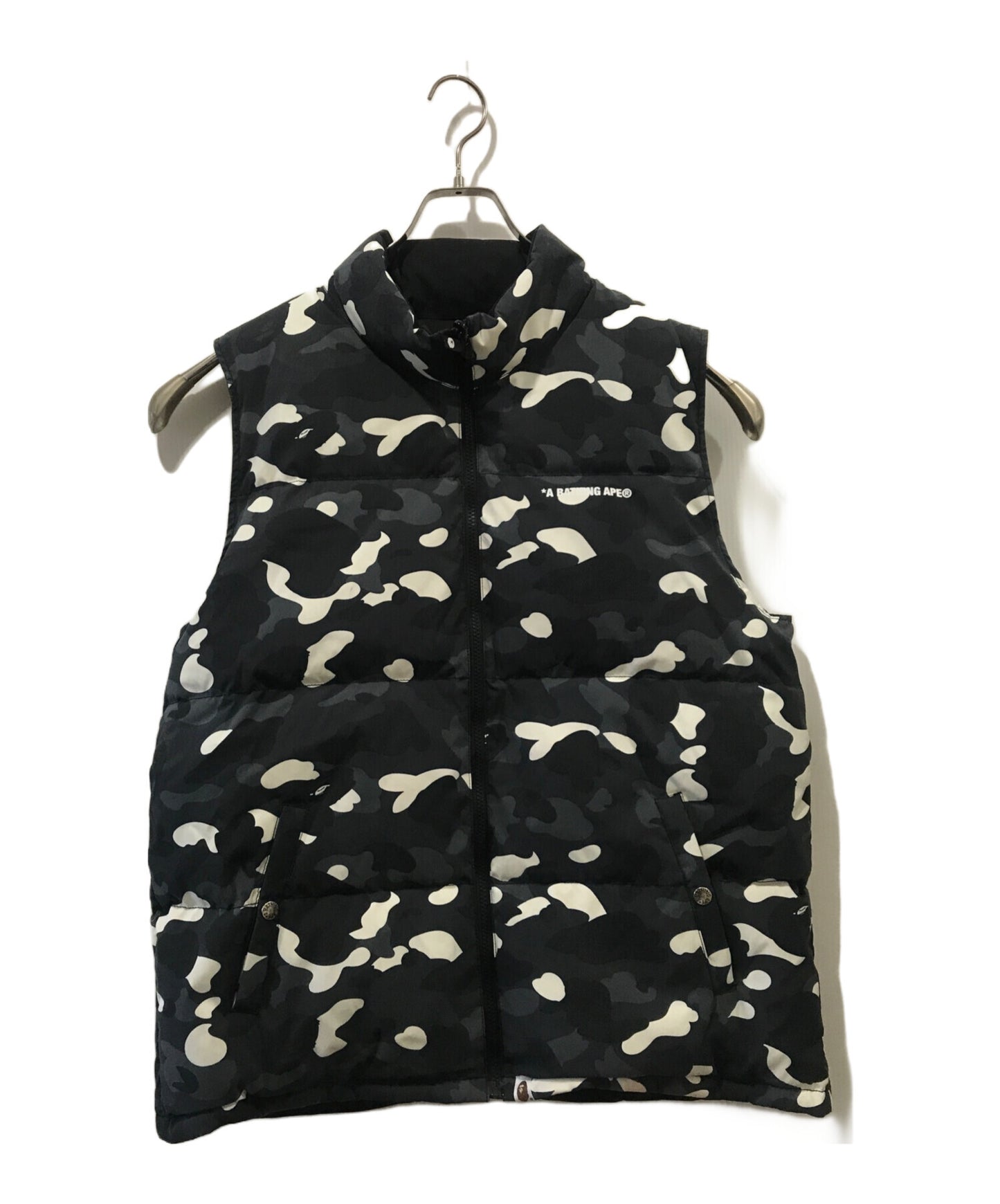 [Pre-owned] A BATHING APE CITY CAMO REVERSIBLE DOWN VEST 001DNK801010M