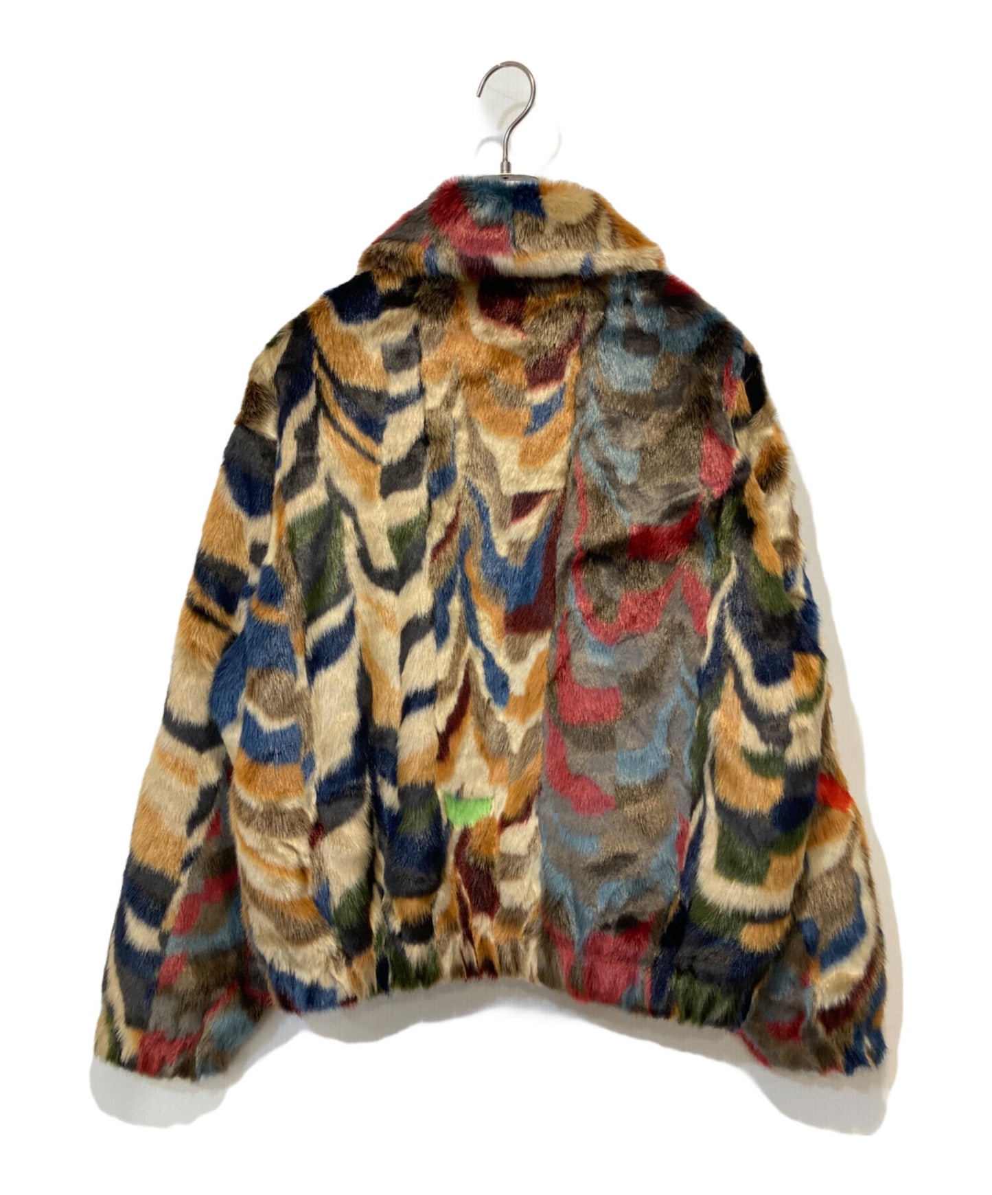 [Pre-owned] SUPREME Multicolor Faux Fur Bomber Jacket