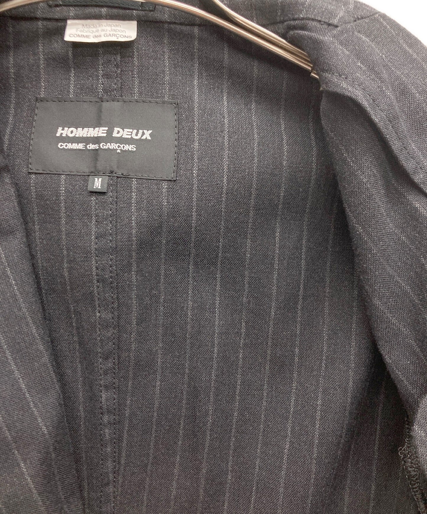[Pre-owned] COMME des GARCONS HOMME DEUX 3B Striped Tailored Jacket DI-J048