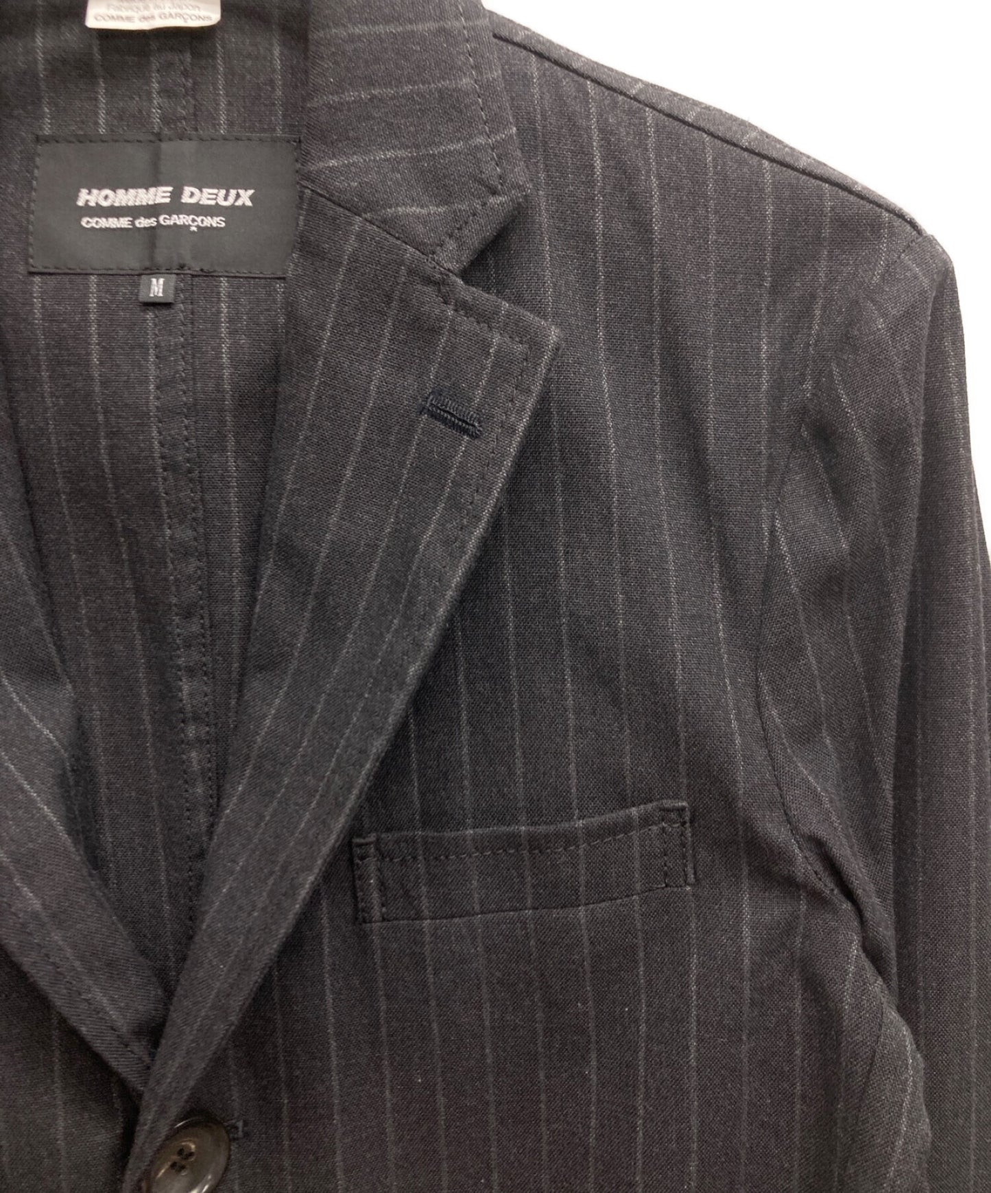 [Pre-owned] COMME des GARCONS HOMME DEUX 3B Striped Tailored Jacket DI-J048