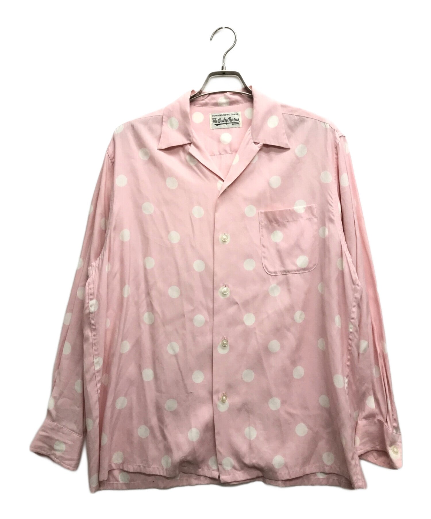 [Pre-owned] WACKO MARIA DOTS OPEN COLLAR SHIRT