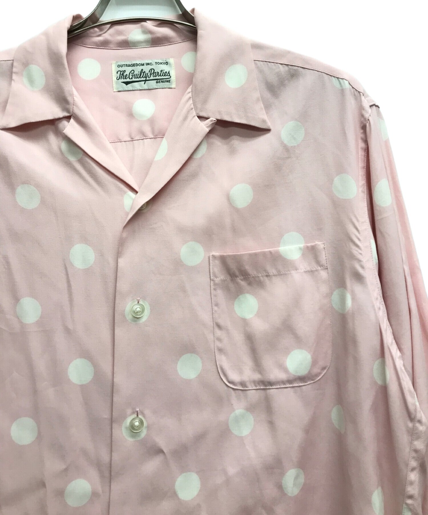 [Pre-owned] WACKO MARIA DOTS OPEN COLLAR SHIRT