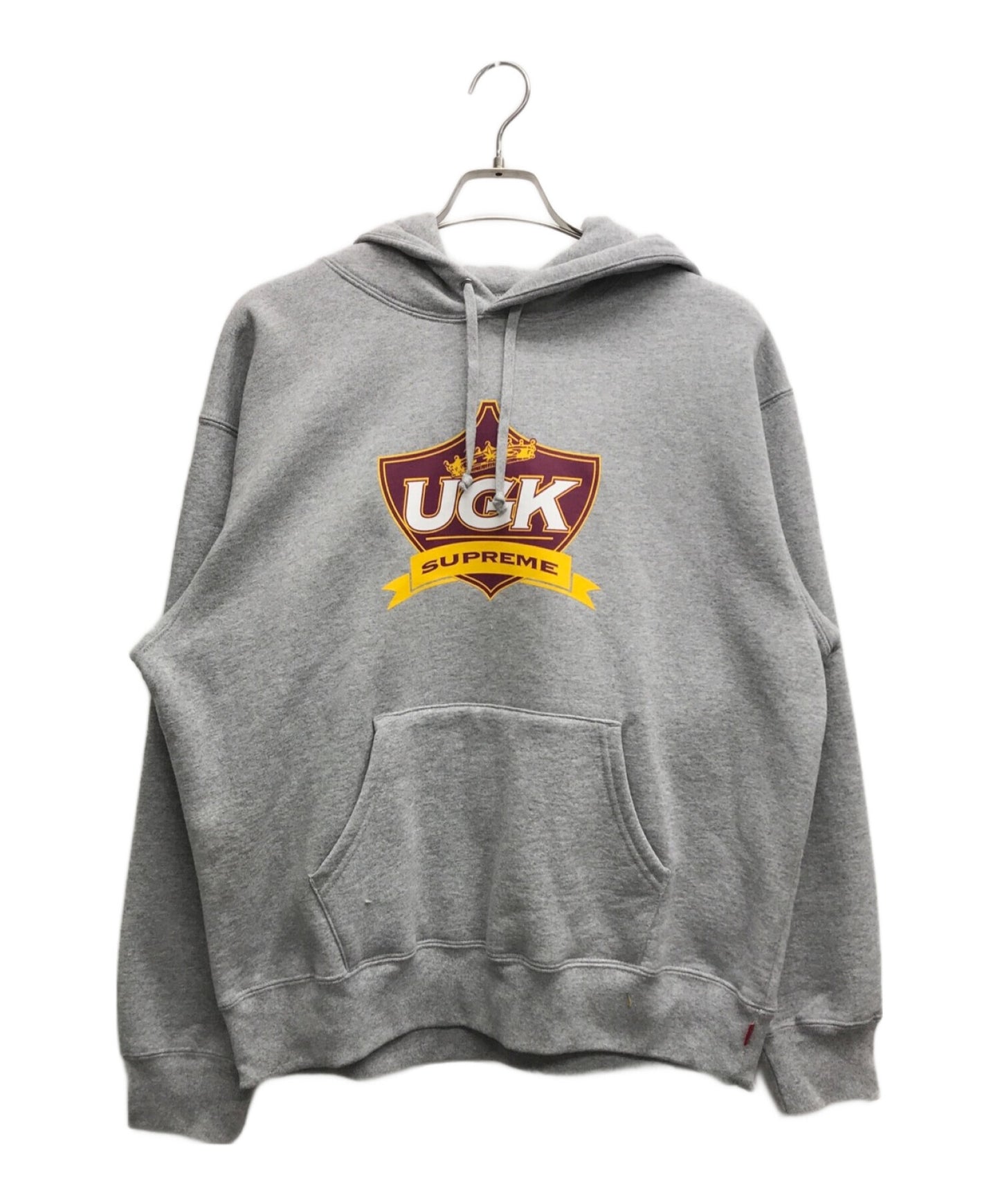 [Pre-owned] SUPREME UGK Hooded Sweatshirt Heather Grey Hoodie /UGK Hooded Sweatshirt Heather Grey