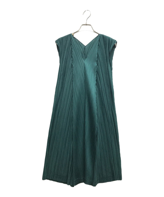 [Pre-owned] PLEATS PLEASE Sleeveless Pleated Dress PP61-JH224