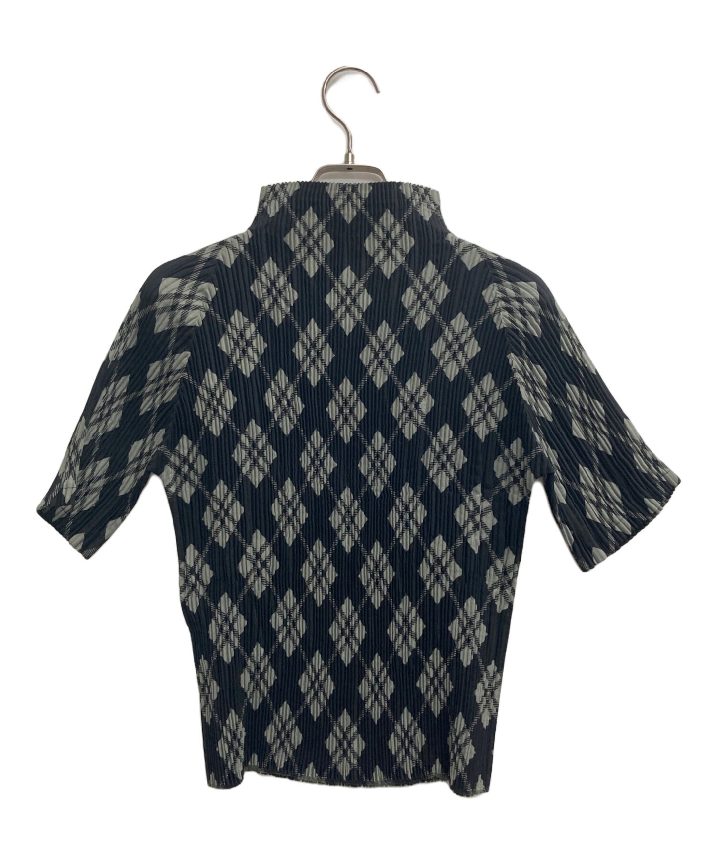 [Pre-owned] ISSEY MIYAKE Pleated high neck cut and sewn with all-over pattern IM92-FJ945