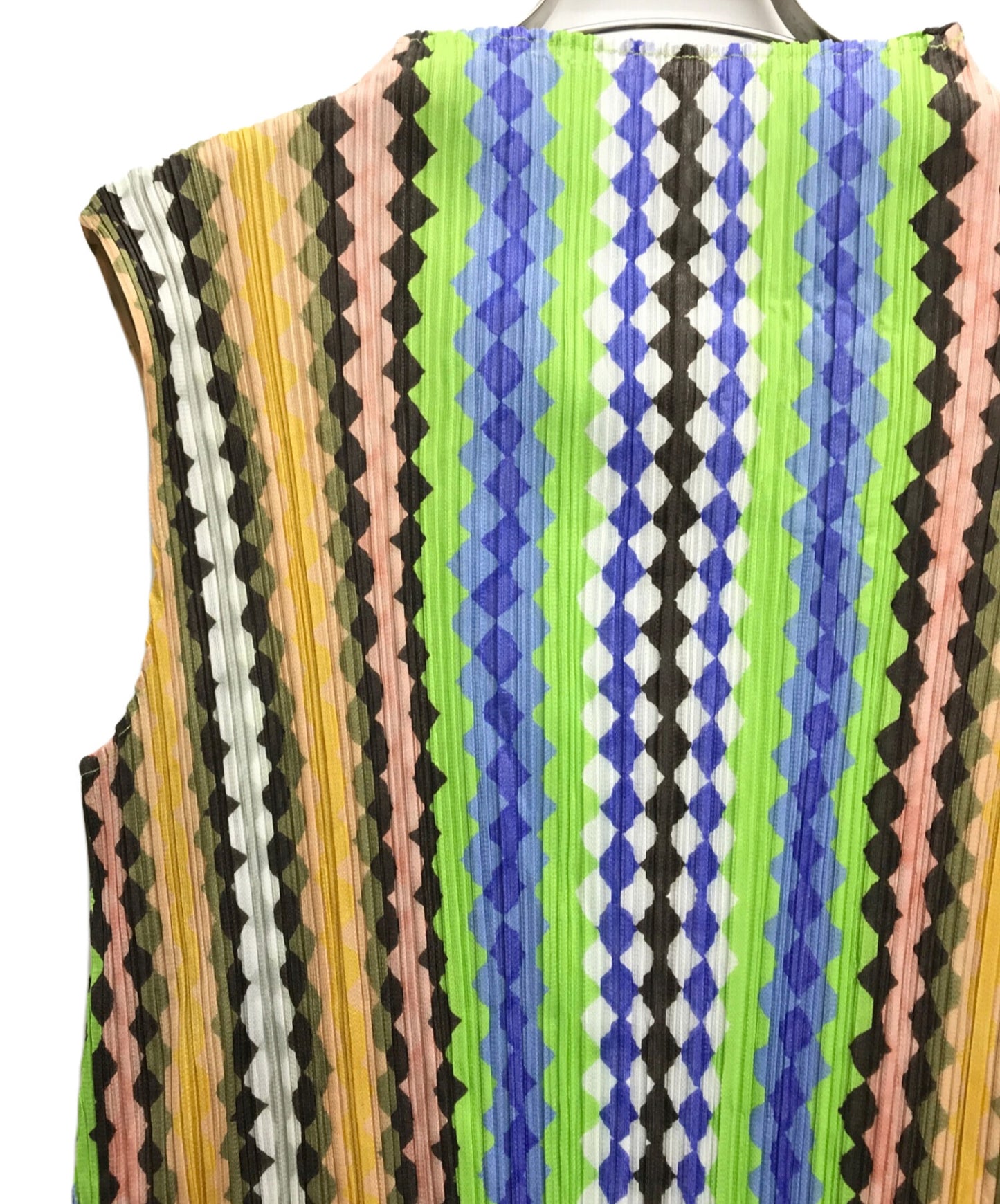 [Pre-owned] PLEATS PLEASE Pleated Fringe Dress PP71-JT632