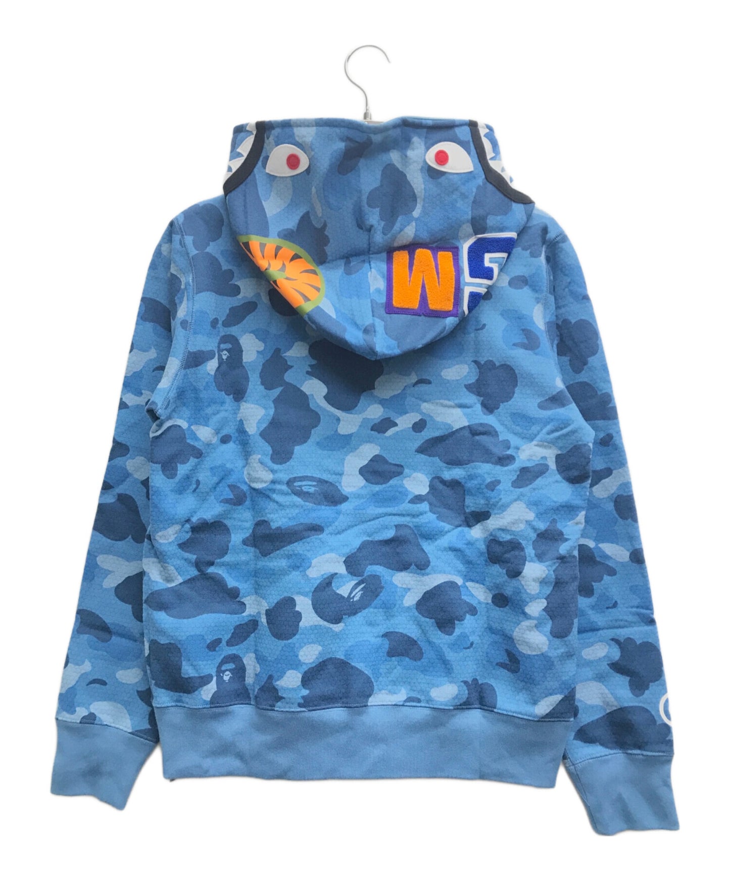 [Pre-owned] A BATHING APE Honeycomb Camo Shark Full Zip Hoodie 001zpj301009m