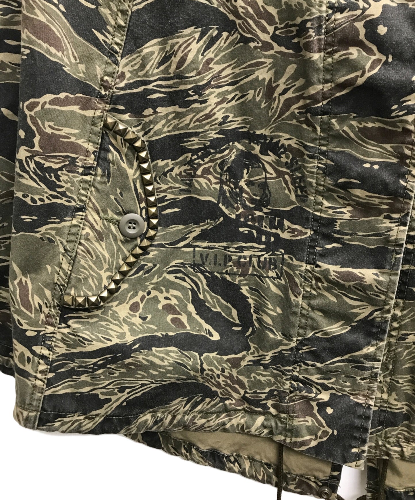 [Pre-owned] Hysteric Glamour Military Poncho / Camouflage Poncho 0133AB05