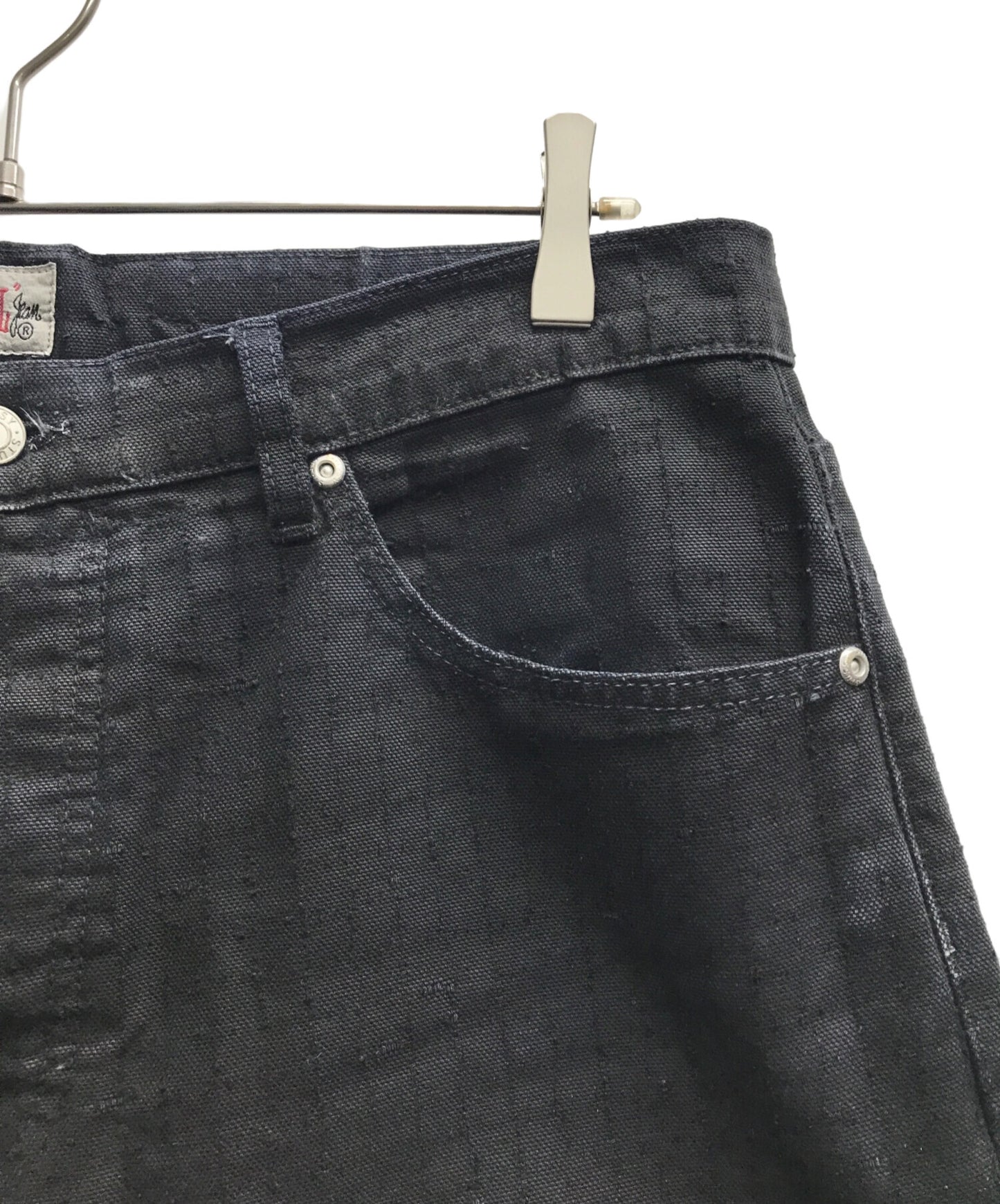 [Pre-owned] stussy Big Ol' Jean Canvas Needlepunch