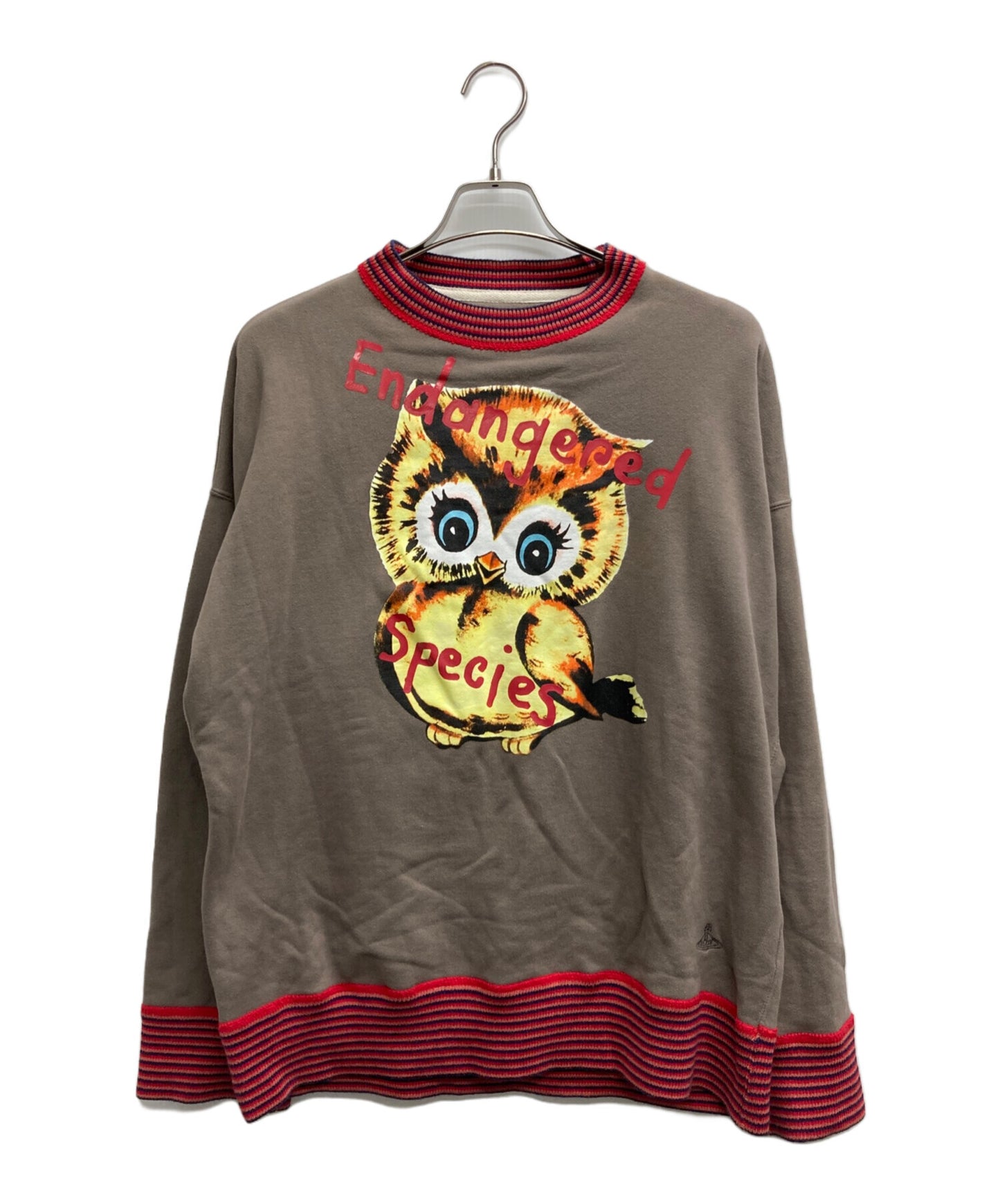 [Pre-owned] Vivienne Westwood ENDANGERED SPECIES OWL SWEAT SHIRT VW-LP-77818