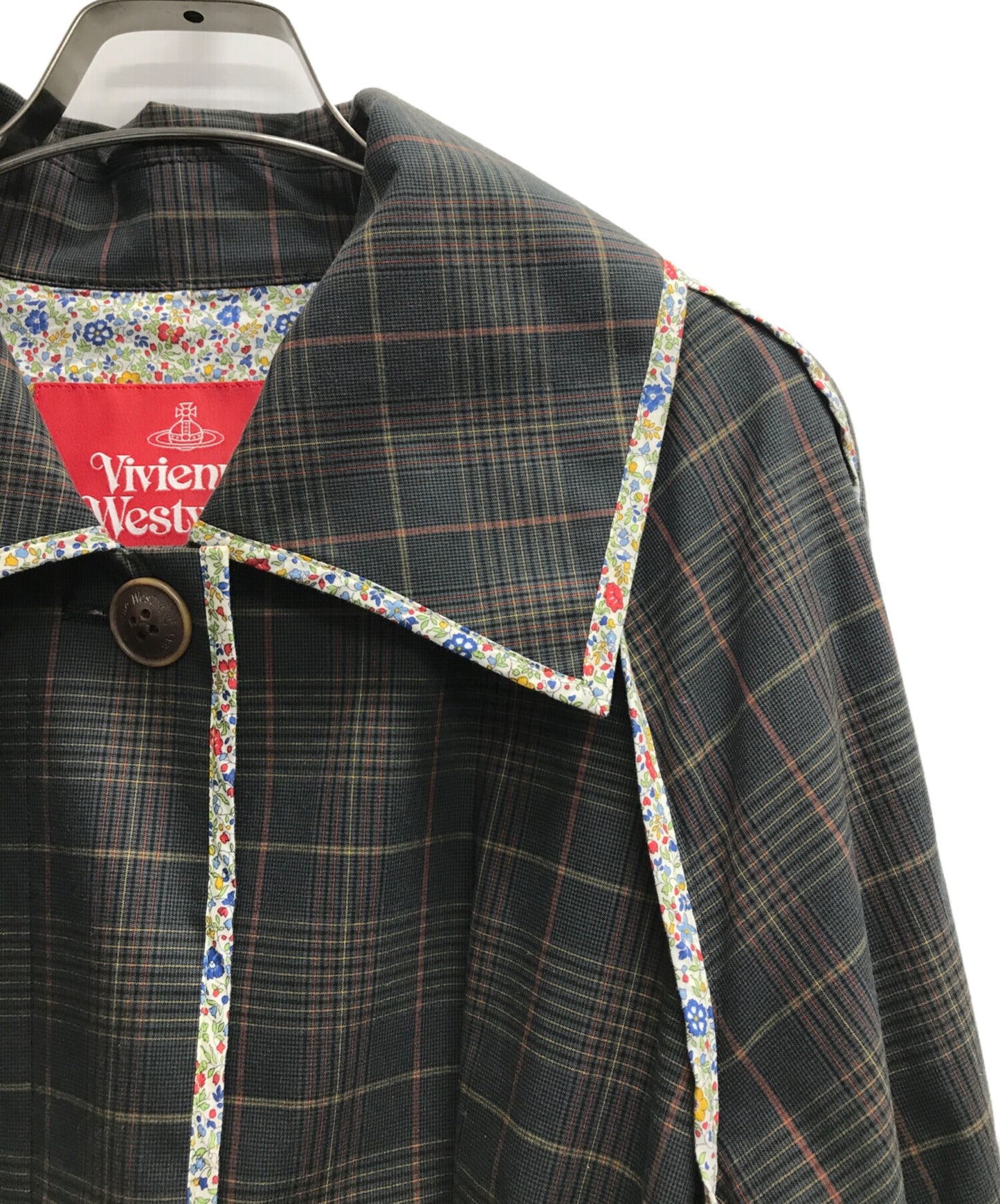 [Pre-owned] Vivienne Westwood RED LABEL Liberty Mix Coat 16-12-611003