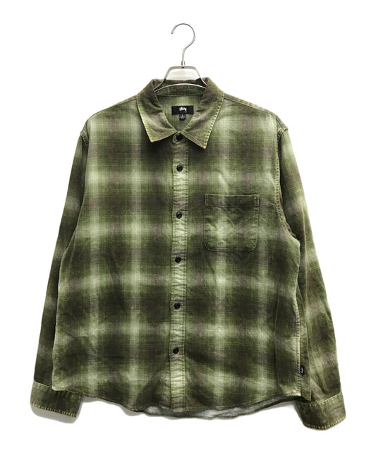 [Pre-owned] stussy Rocco Flannel Plaid Shirt 1110343