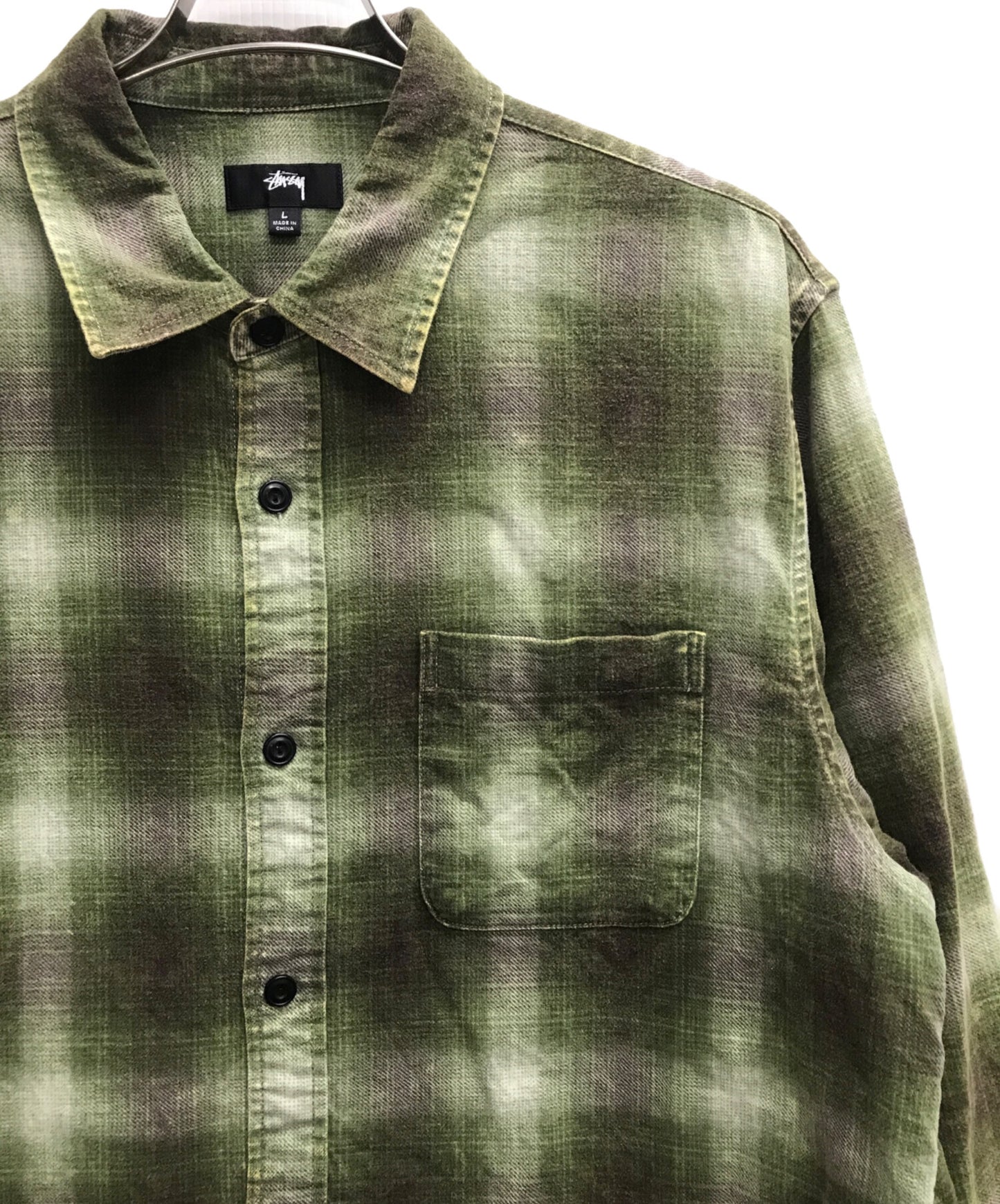 [Pre-owned] stussy Rocco Flannel Plaid Shirt 1110343