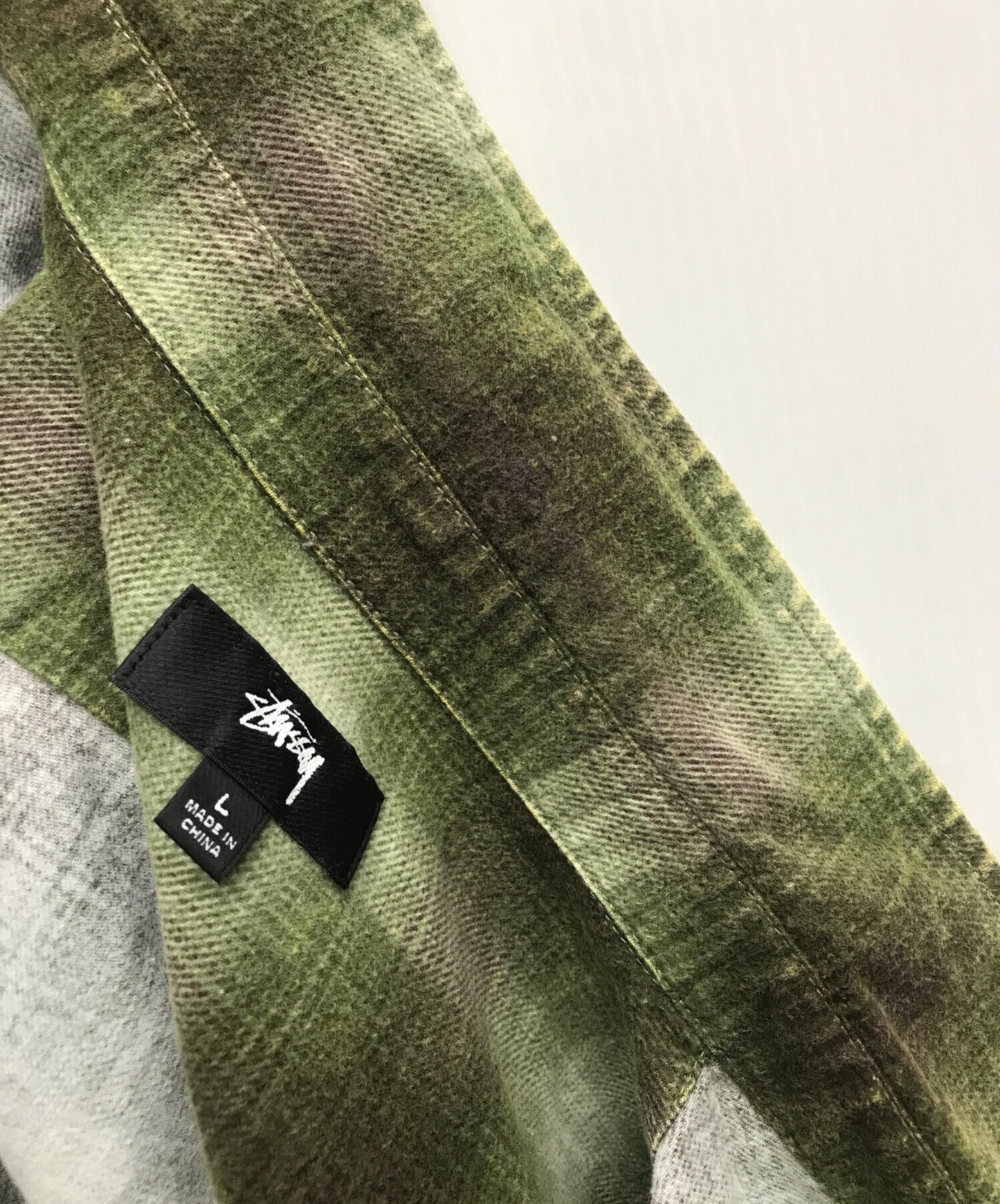 [Pre-owned] stussy Rocco Flannel Plaid Shirt 1110343