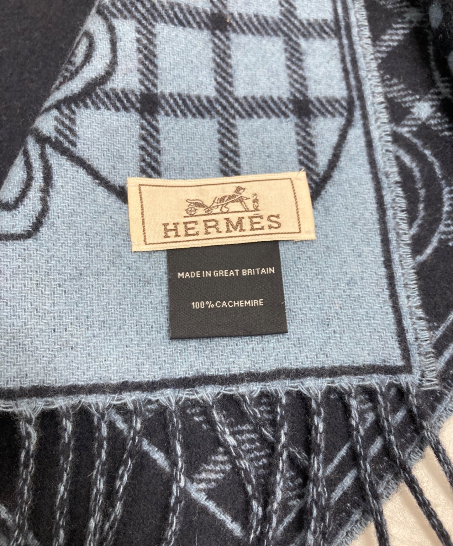 [Pre-owned] HERMES Camaille Cashmere Scarf