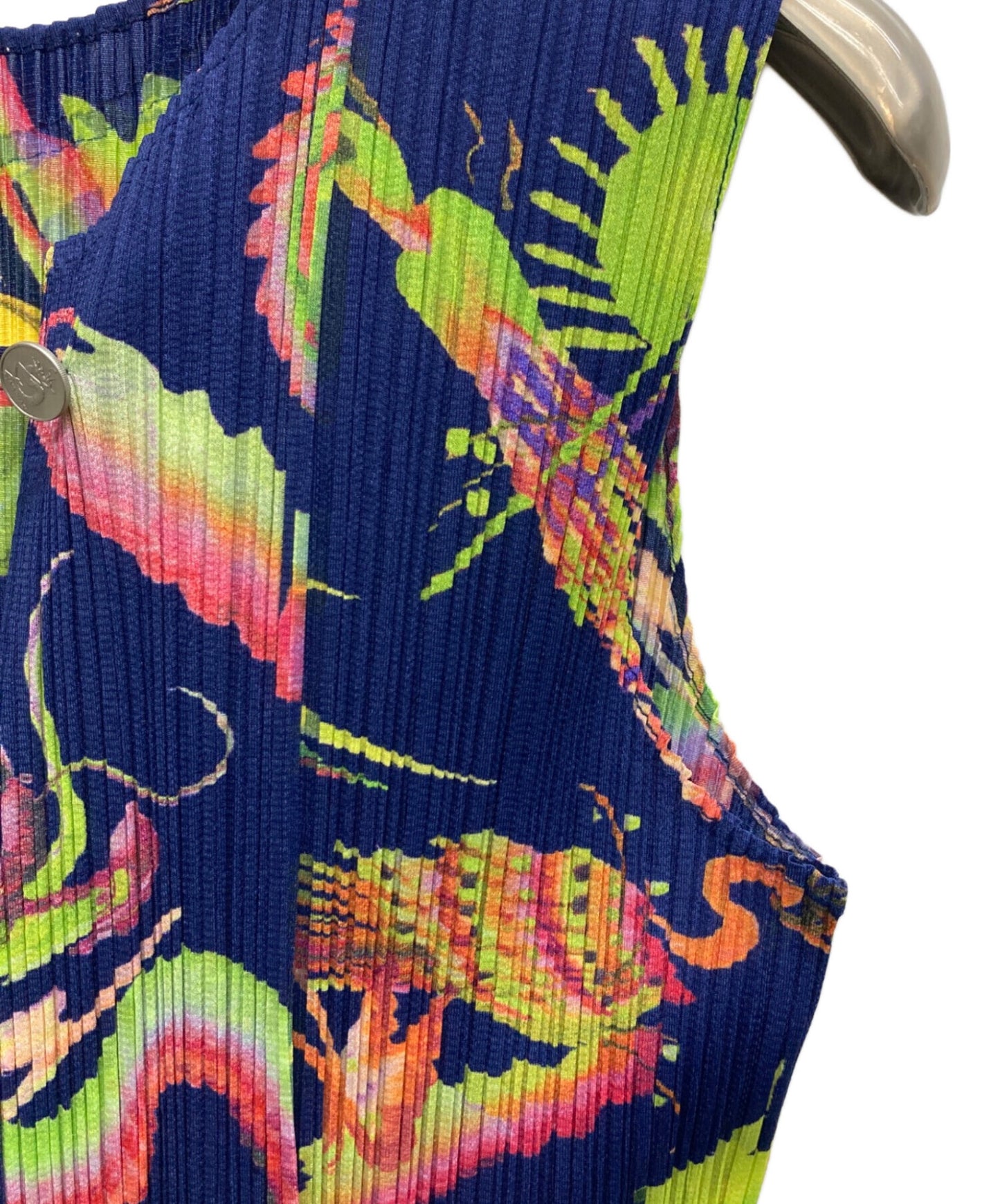 [Pre-owned] PLEATS PLEASE Design button pleated blouse PP63-JK631