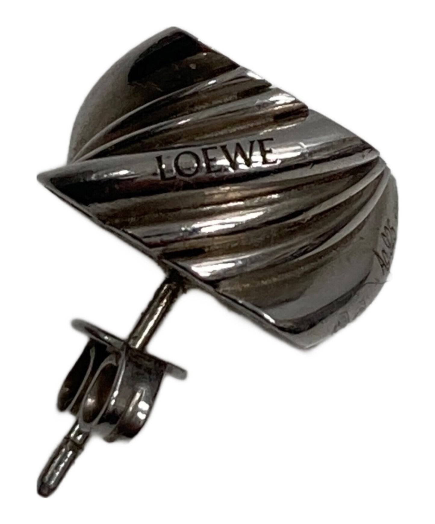 [Pre-owned] LOEWE Twisted Anagram Stud Earrings