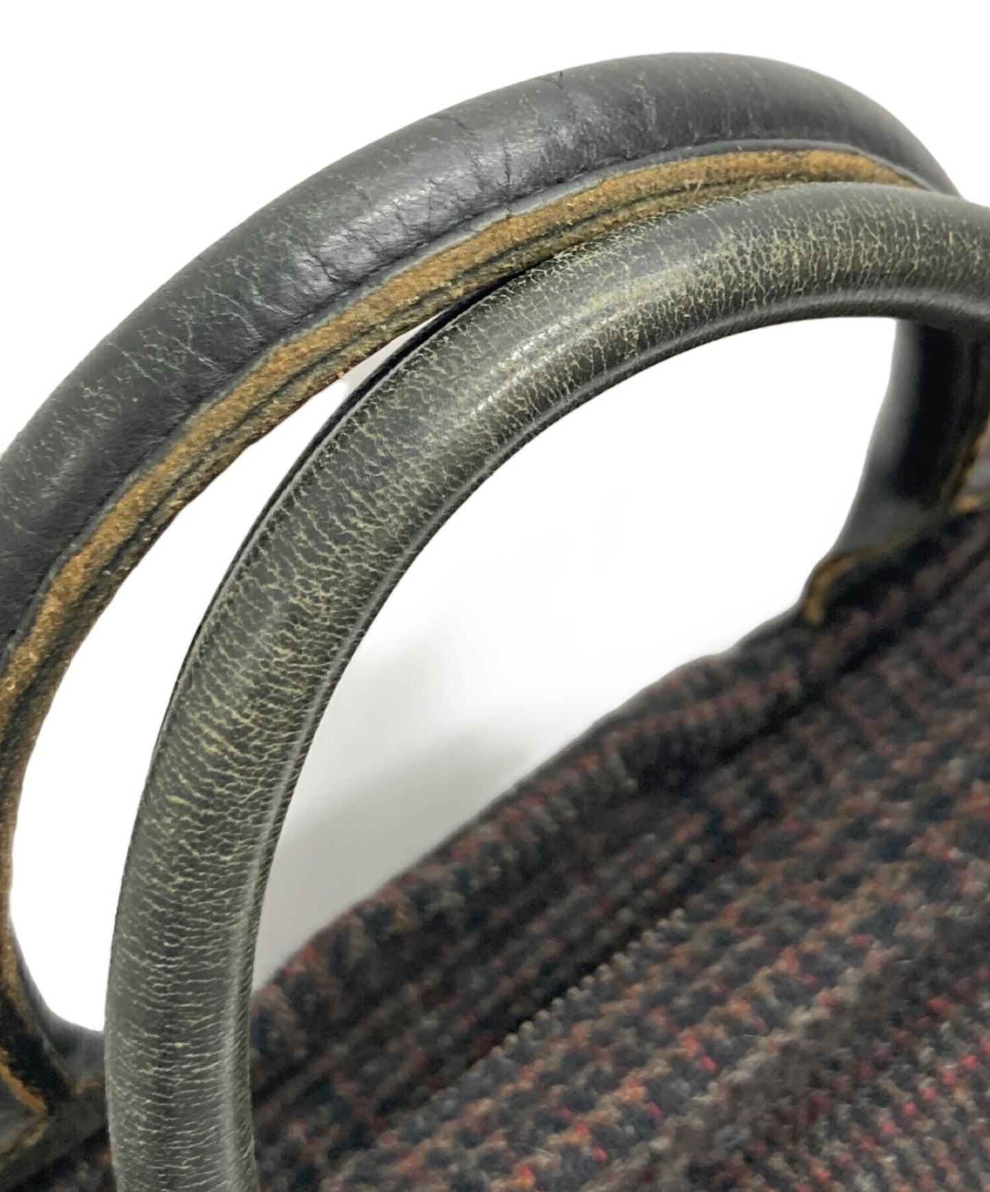 [Pre-owned] COMME des GARCONS HOMME Tweed Handbag HK042010