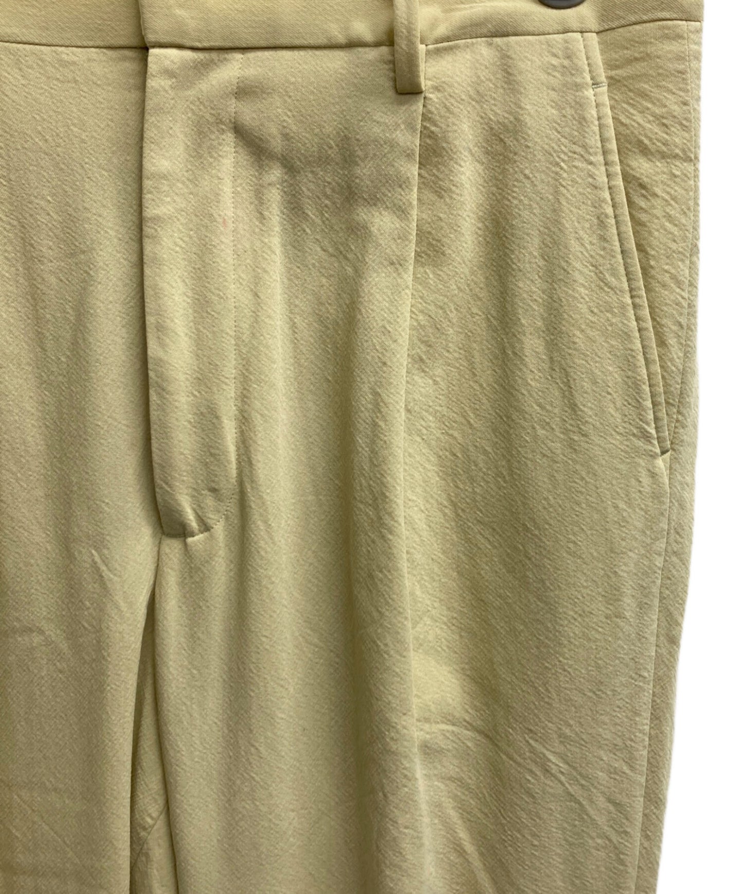 [Pre-owned] AURALEE HARD TWIST WOOL VIYELLA SLACKS A23SP03WV