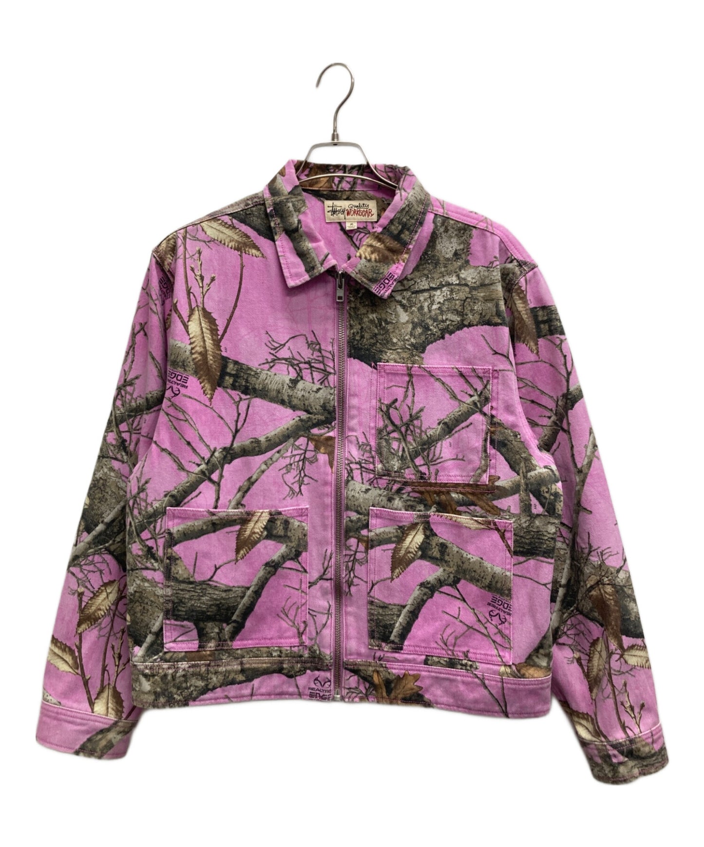 [Pre-owned] stussy REALTREE EDGE ZIP WORK JACKET 115683