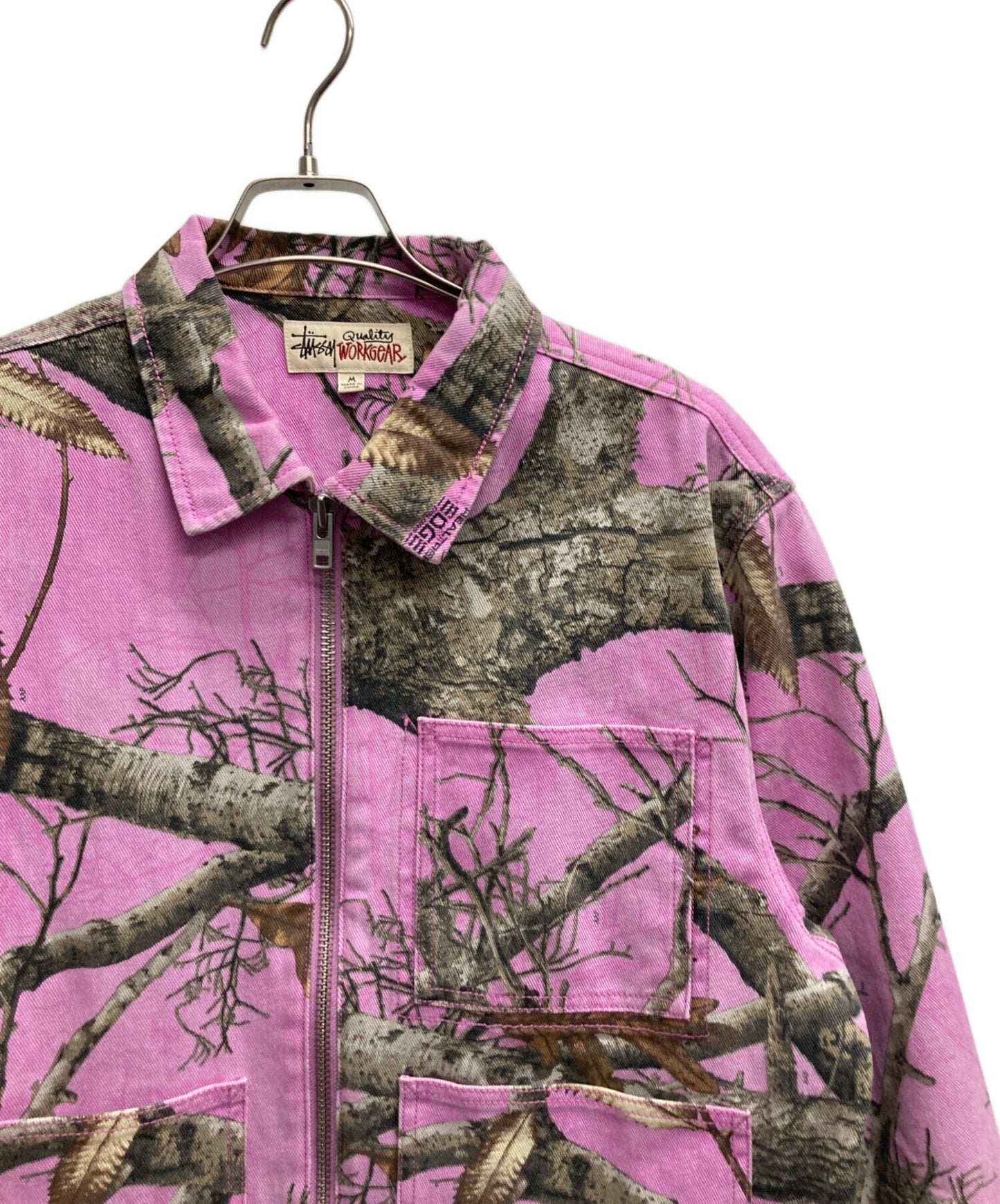 [Pre-owned] stussy REALTREE EDGE ZIP WORK JACKET 115683