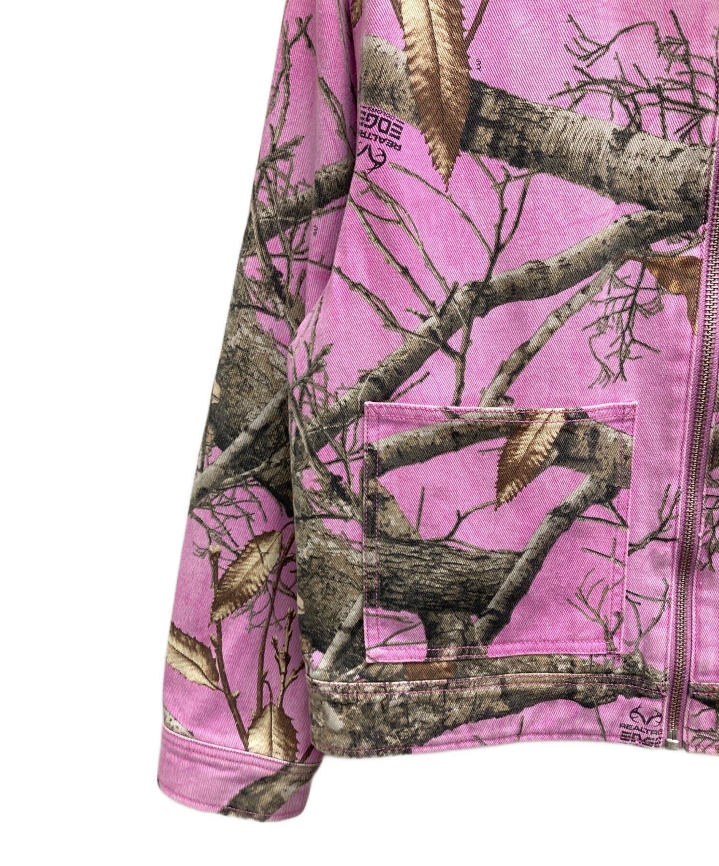 [Pre-owned] stussy REALTREE EDGE ZIP WORK JACKET 115683