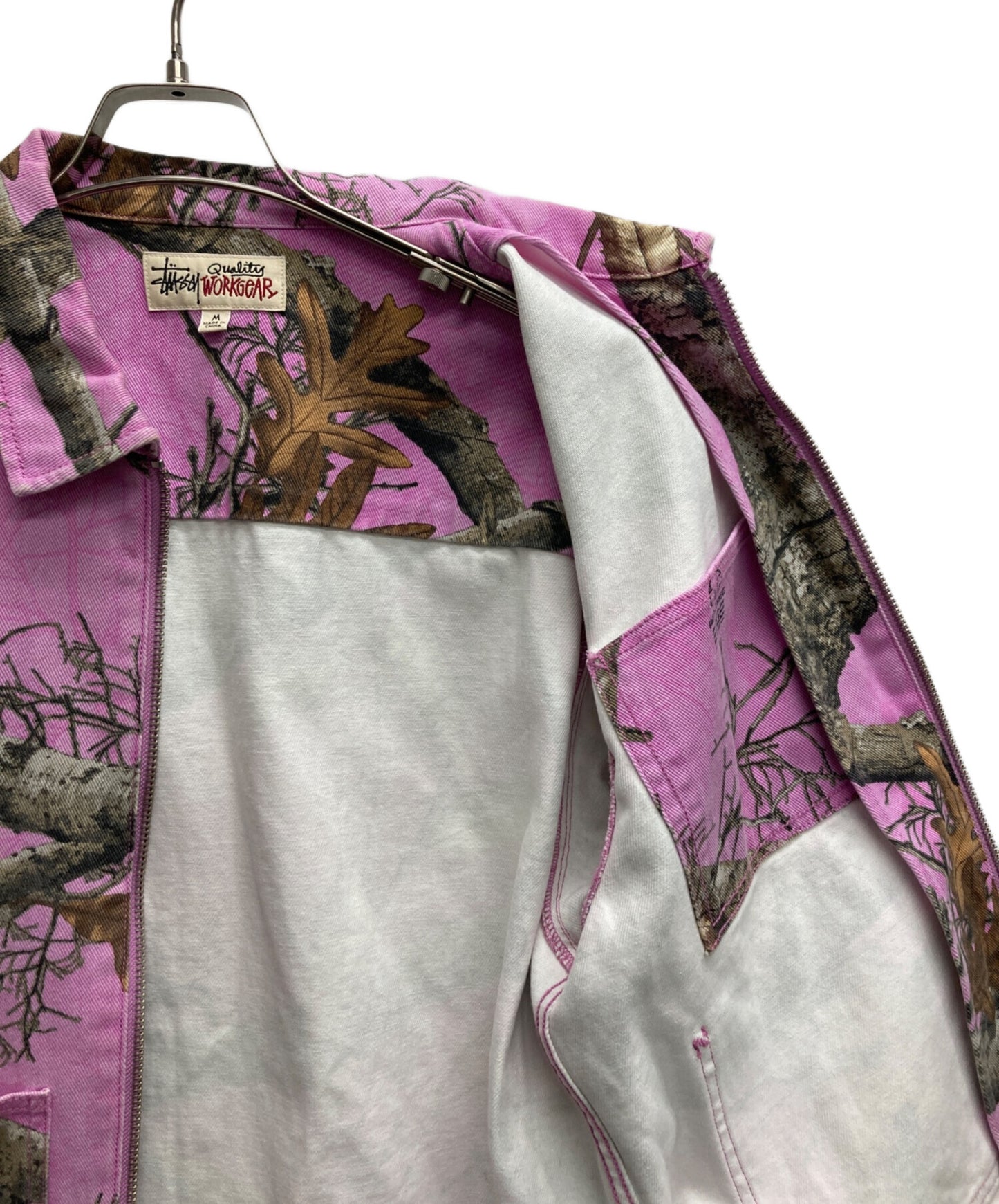 [Pre-owned] stussy REALTREE EDGE ZIP WORK JACKET 115683