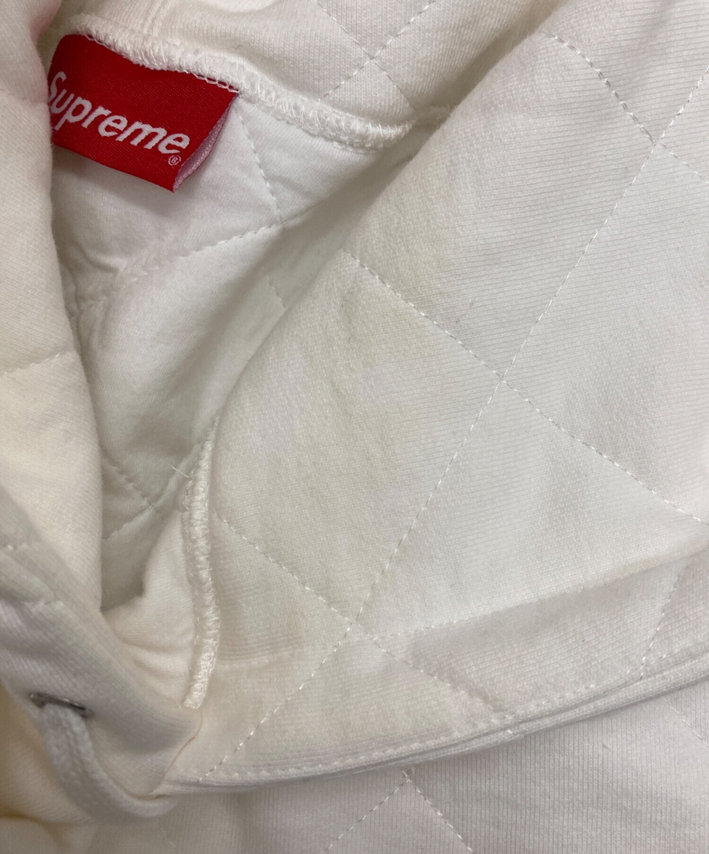 [Pre-owned] SUPREME Quilted Hooded Sweatshirt
