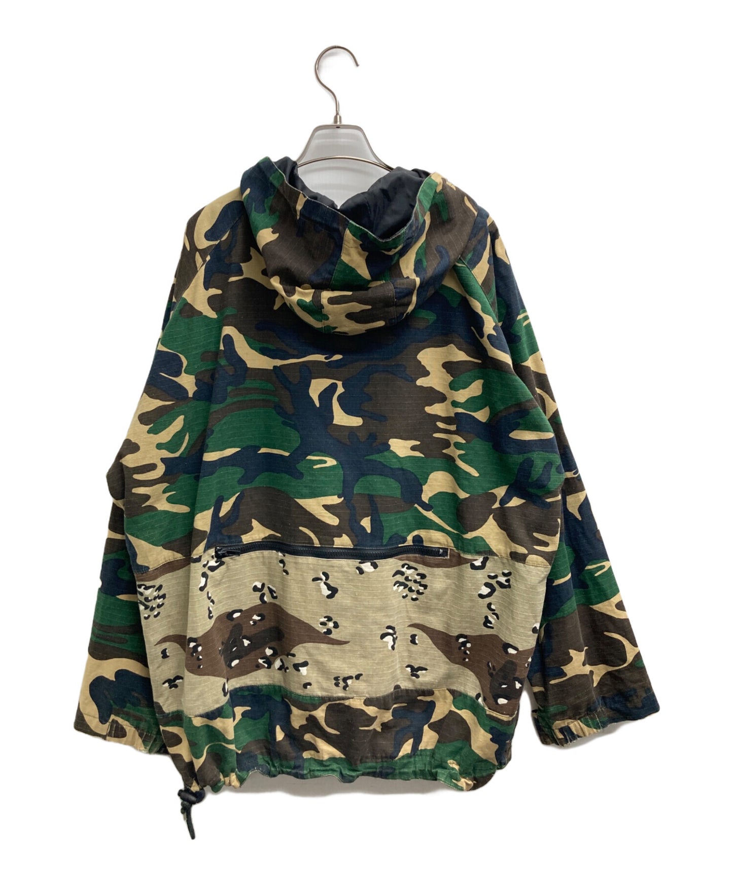 [Pre-owned] stussy Camo-print anorak parka