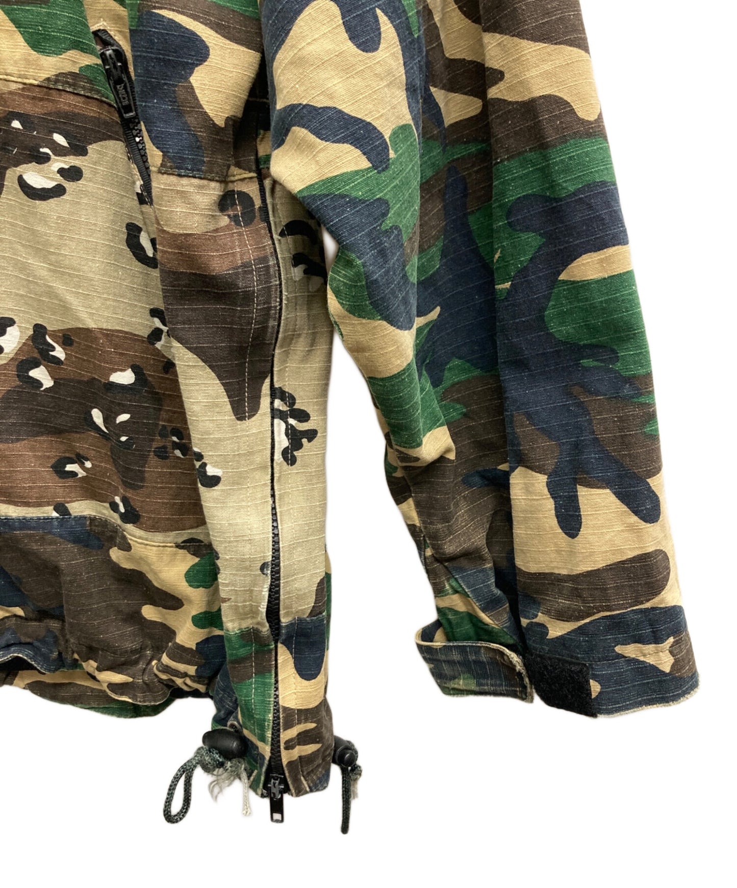 [Pre-owned] stussy Camo-print anorak parka