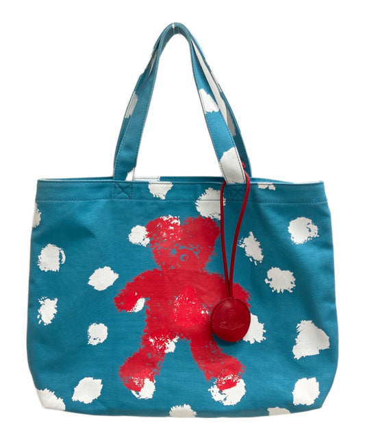 [Pre-owned] Vivienne Westwood PAINTED TEDDY tote bag