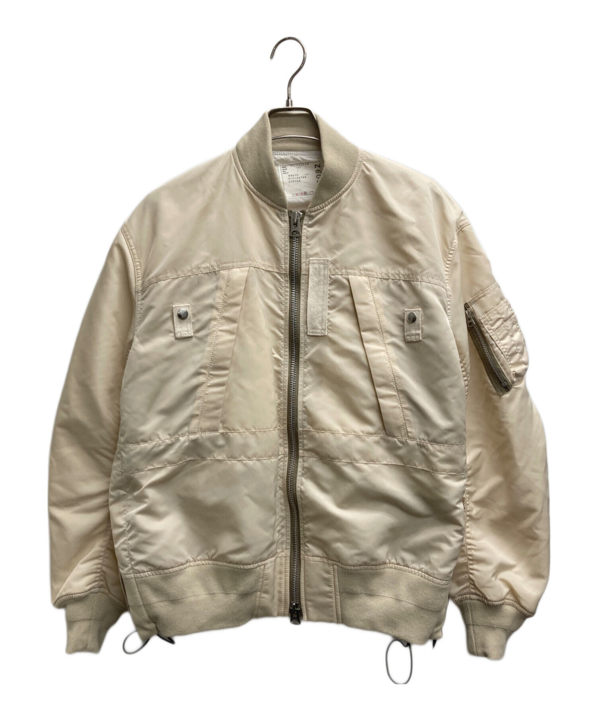 [Pre-owned] sacai NYLON TWILL MA-1 BLOUSON 23-03092M