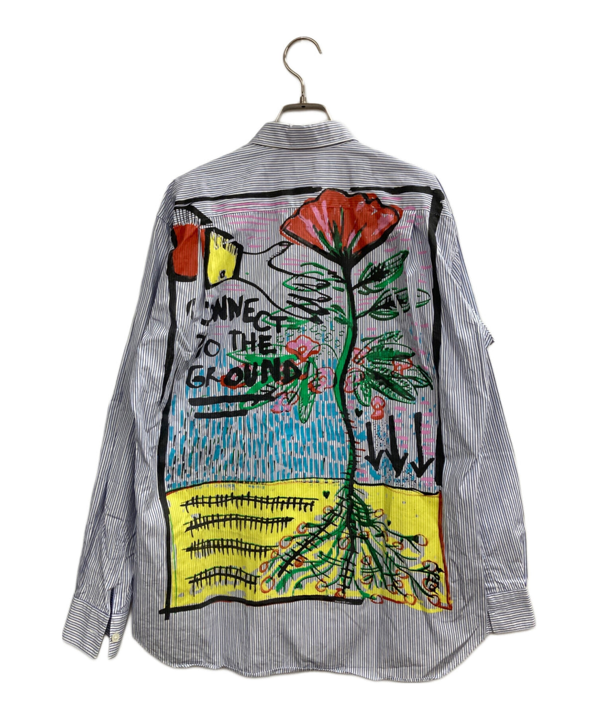 [Pre-owned] COMME des GARCONS SHIRT Romain Eugene Campens Back-Print Shirt FG-B100