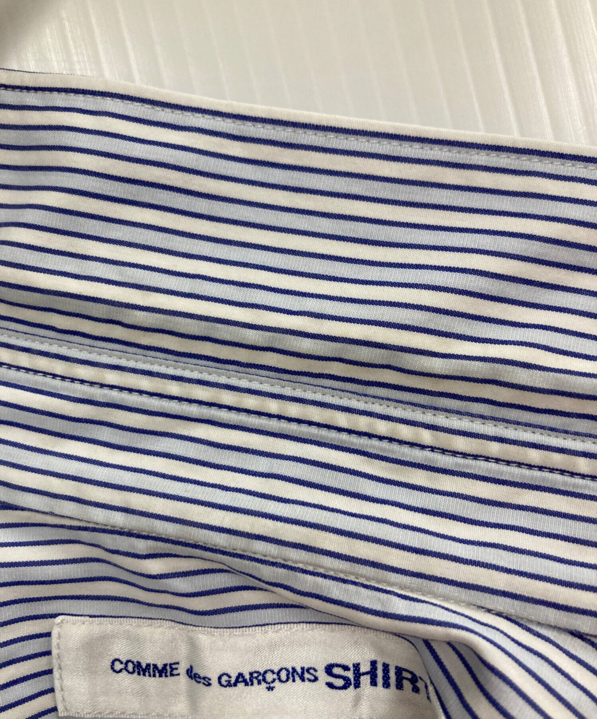 [Pre-owned] COMME des GARCONS SHIRT Romain Eugene Campens Back-Print Shirt FG-B100