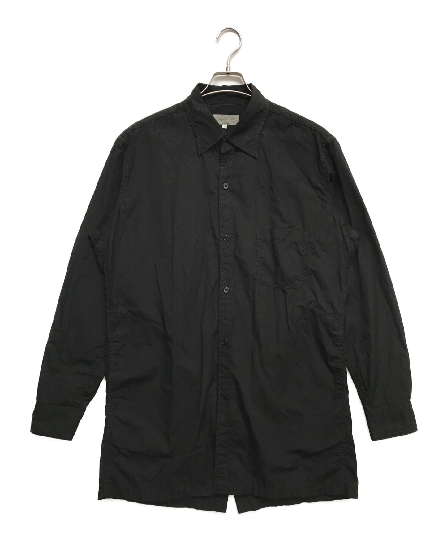 [Pre-owned] Yohji Yamamoto pour homme Back Open Chain Stitch Sew Shirt Shirt Long Sleeve Shirt HW-B02-001