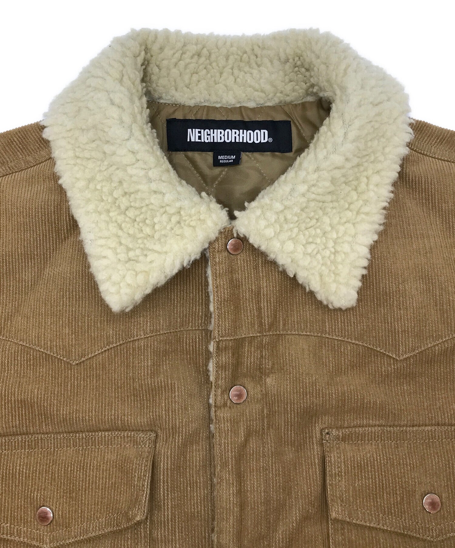 Pre-owned] NEIGHBORHOOD CORDUROY Western BOA COAT boa coat boa