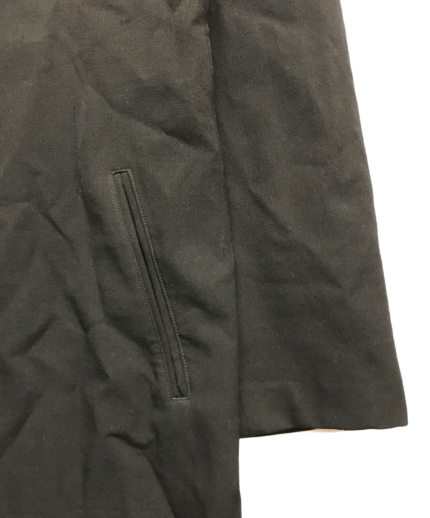 [Pre-owned] Yohji Yamamoto pour homme Wrinkled Gabba Collarless Long Jacket Jacket HZ-J05-100