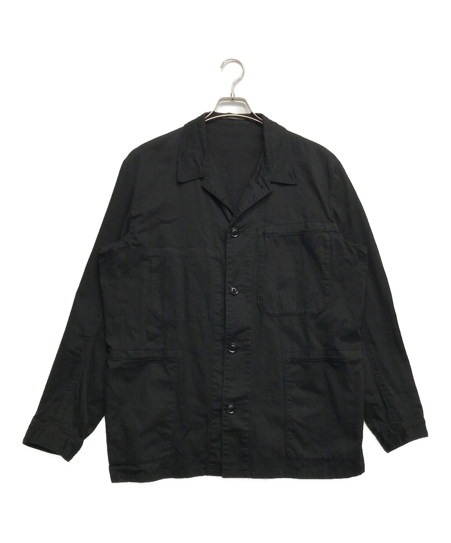 [Pre-owned] Yohji Yamamoto pour homme Staff Print Work Shirt Jacket Jacket HK-Y99-004