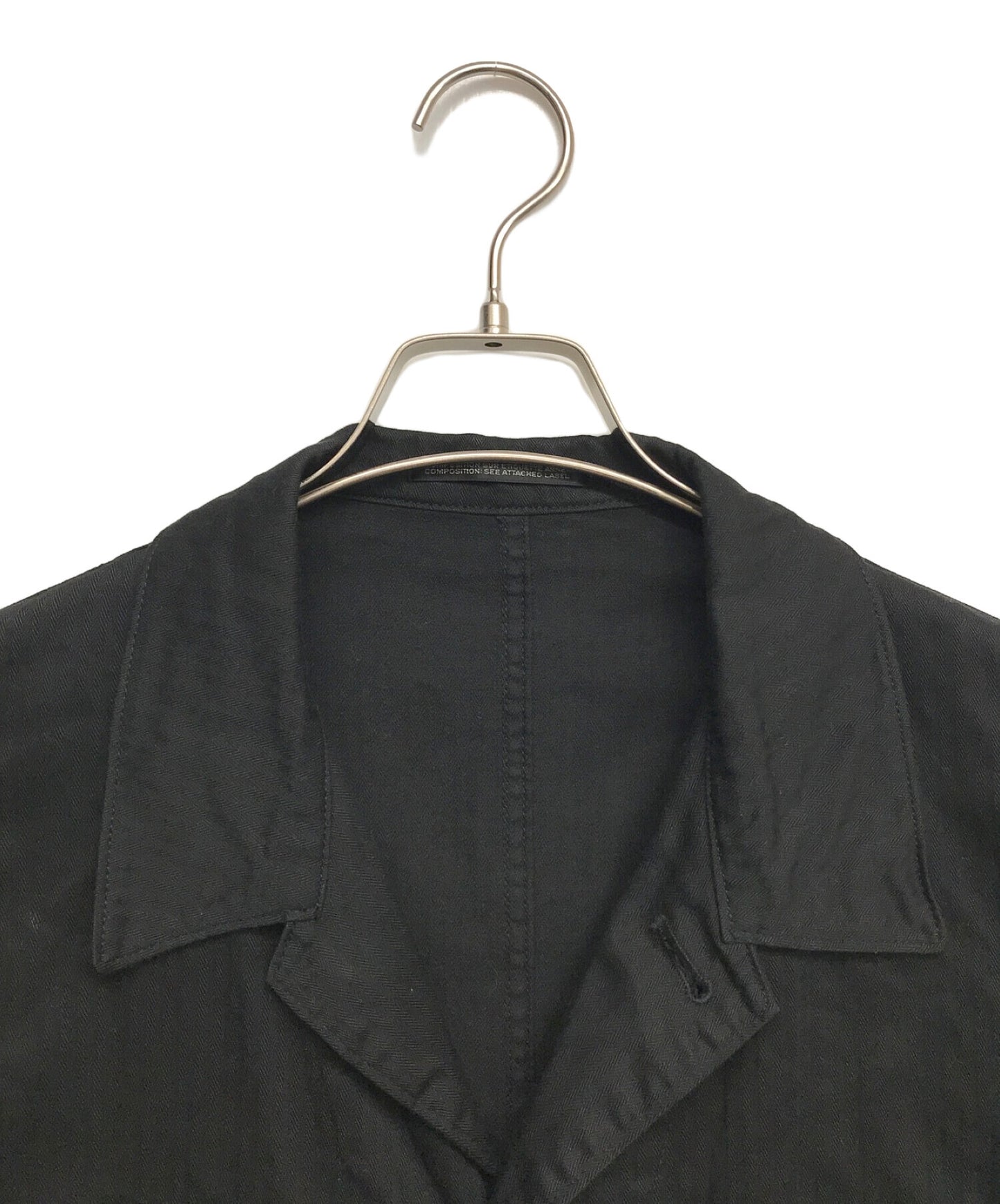 [Pre-owned] Yohji Yamamoto pour homme Staff Print Work Shirt Jacket Jacket HK-Y99-004