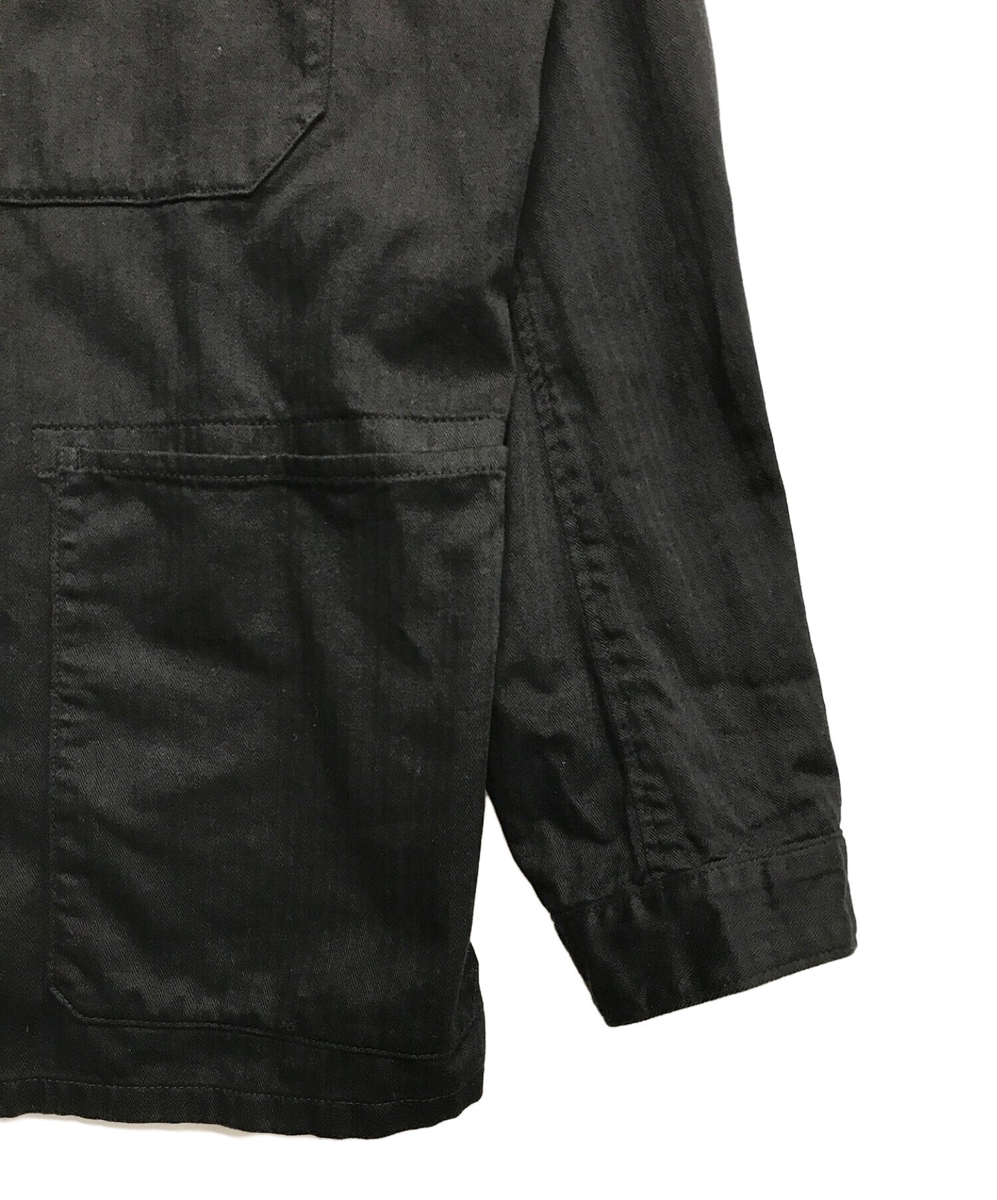 [Pre-owned] Yohji Yamamoto pour homme Staff Print Work Shirt Jacket Jacket HK-Y99-004